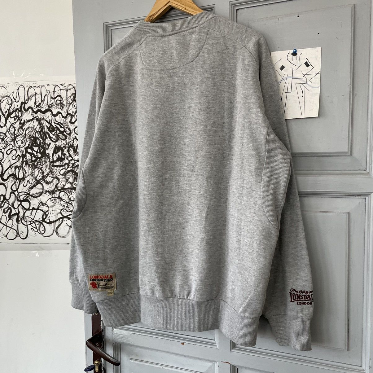 Lonsdale × Vintage Vintage 00s Lonsdale Heavy Boxy sweatshirt Y2K Big logo Size US XL / EU 56 / 4 - 4 Thumbnail