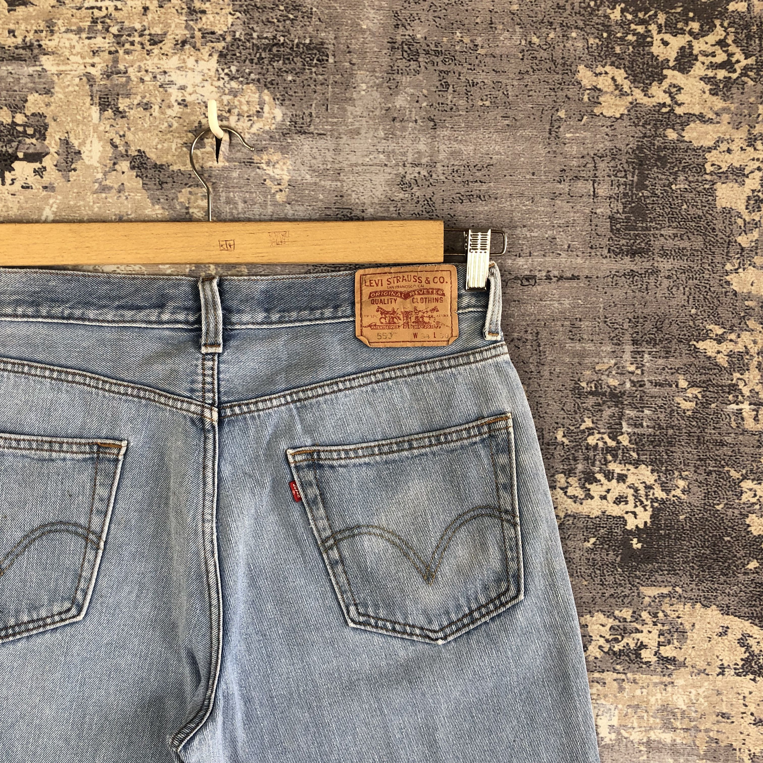 Levi's Vintage Levis Sun Faded Dirty Jeans Levi's Light Wash Denim Size US 34 / EU 50 - 5 Thumbnail