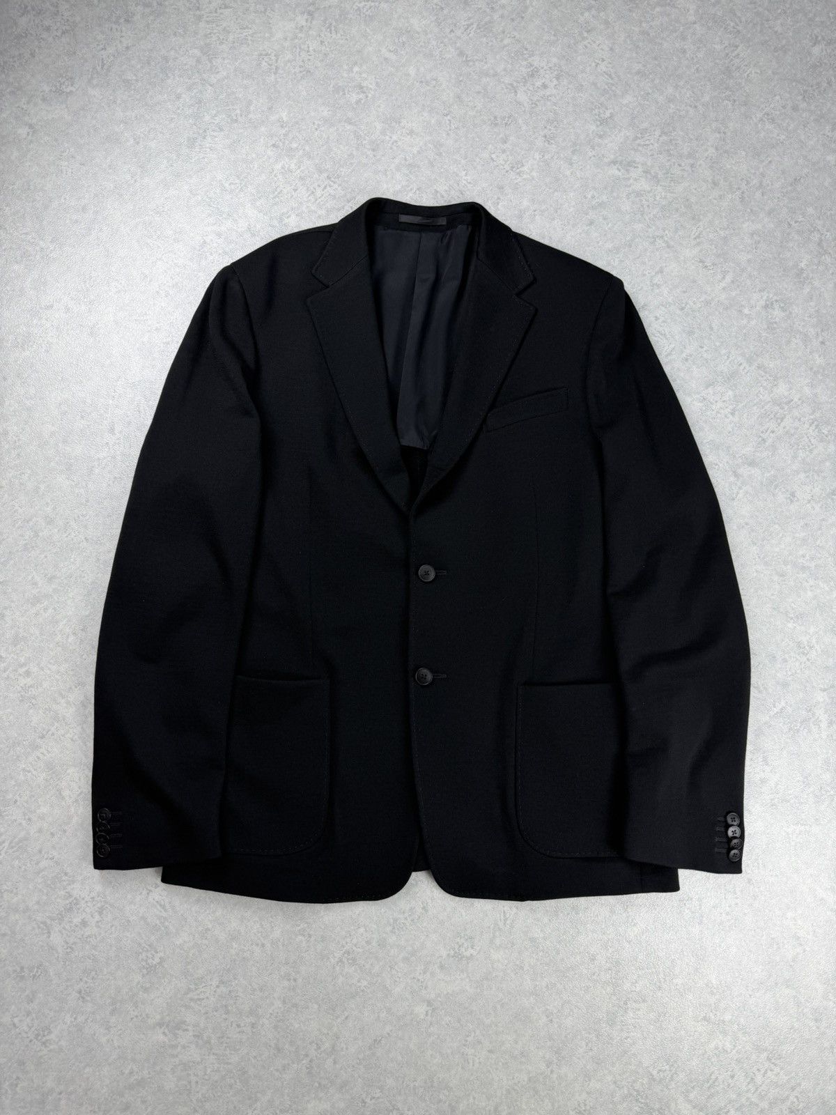 Z Zegna Z Zegna TM Wool Blazer Black Stretch Sport Coat Size 54R Size 44R - 1 Thumbnail