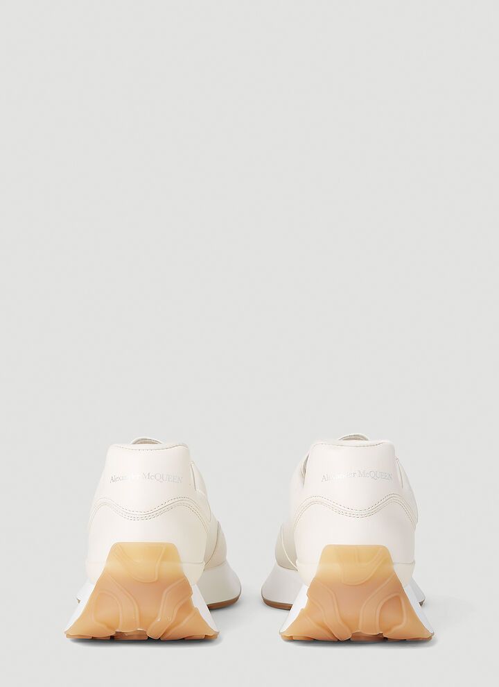 Alexander McQueen o1w1db10725 Sprint Runner in White Size US 8 / EU 41 - 4 Thumbnail
