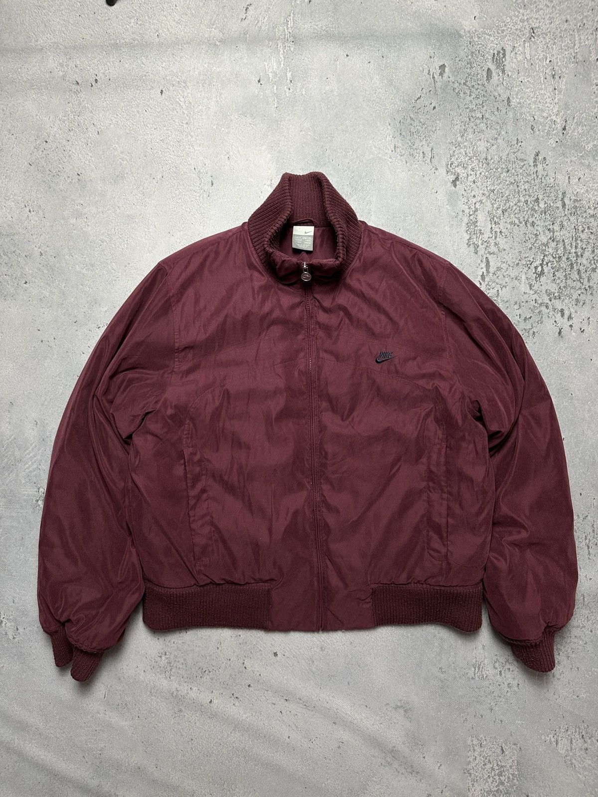 Nike Nike Vintage Bomber Track Jacket Swoosh Zip-Up y2k 90s USA Size US M / EU 48-50 / 2 - 2 Thumbnail