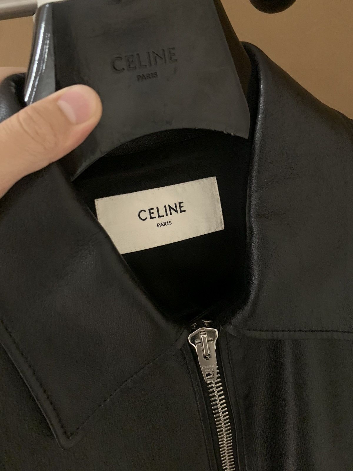 Celine Celine 2024S Policeman Lambskin leather jacket Size US M / EU 48-50 / 2 - 2 Thumbnail
