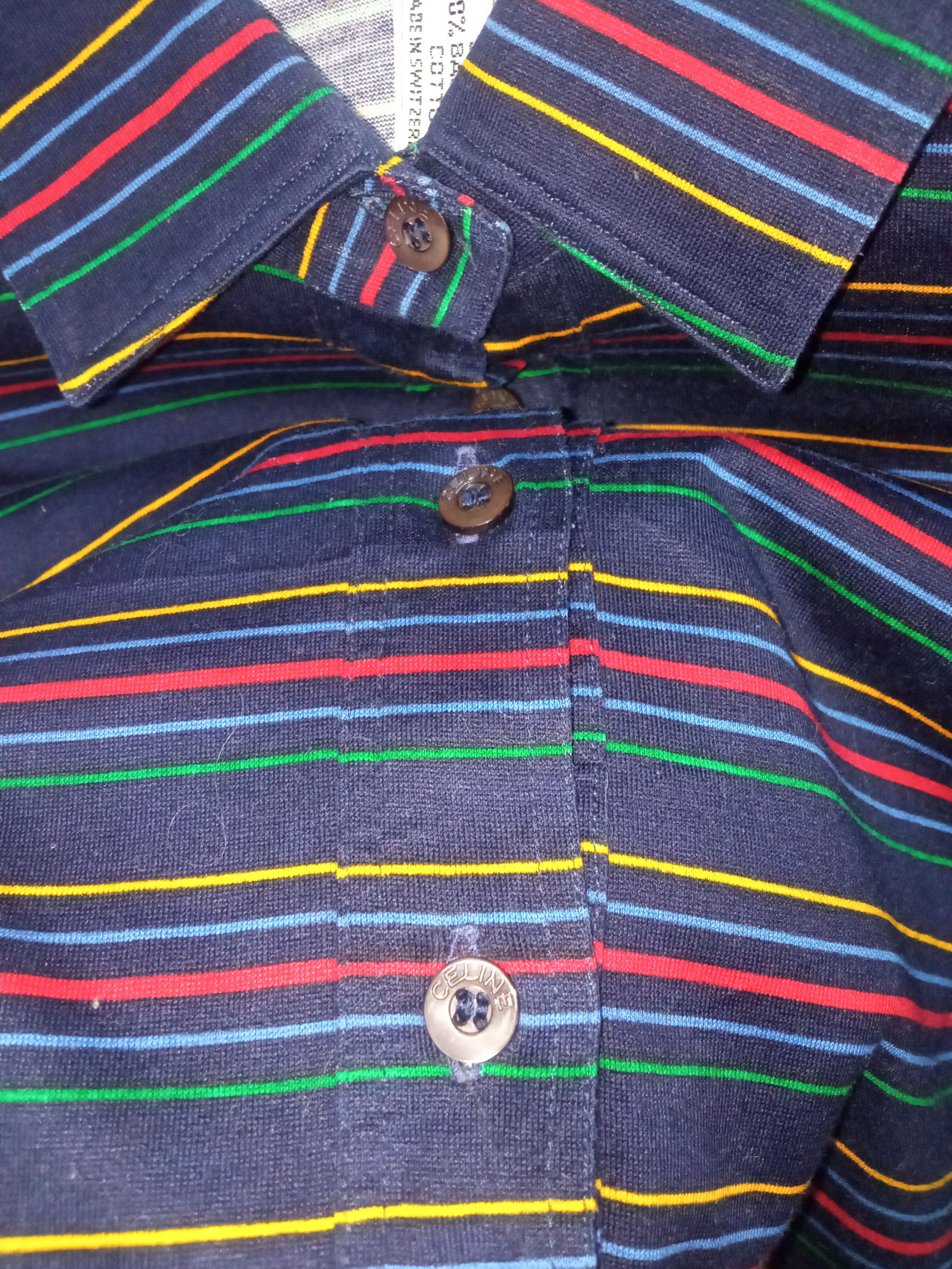 Celine Vintage celine paris polo tee long sleeve Size US S / EU 44-46 / 1 - 4 Thumbnail