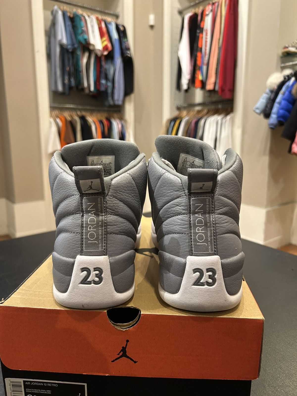 Jordan Brand Jordan 12 Retro ‘Stealth’ Size US 9.5 / EU 42-43 - 3 Thumbnail