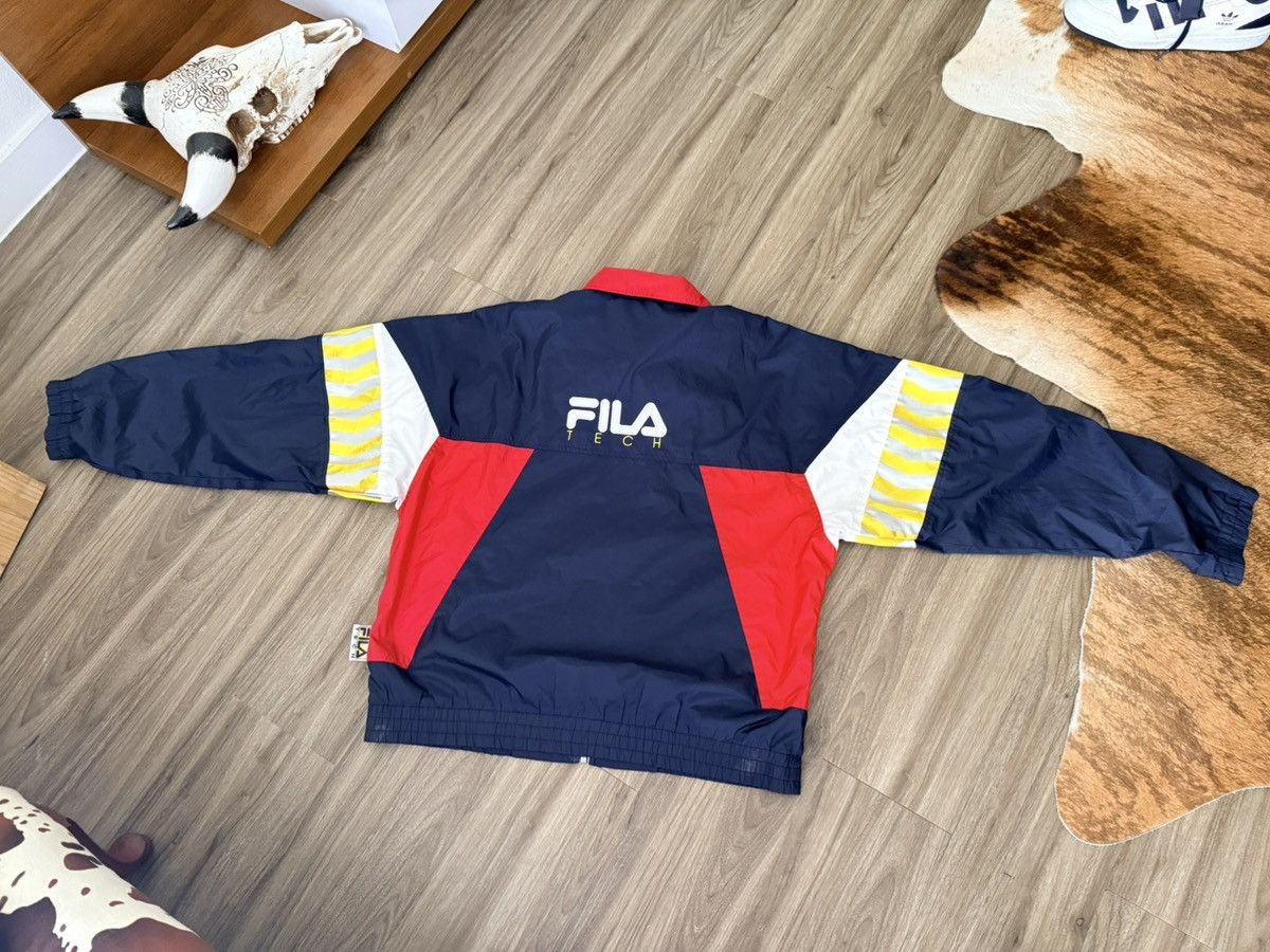 Fila Vintage 90’s Men’s Fila Tech Wind Breaker Jacket Size Large Size US L / EU 52-54 / 3 - 5 Thumbnail