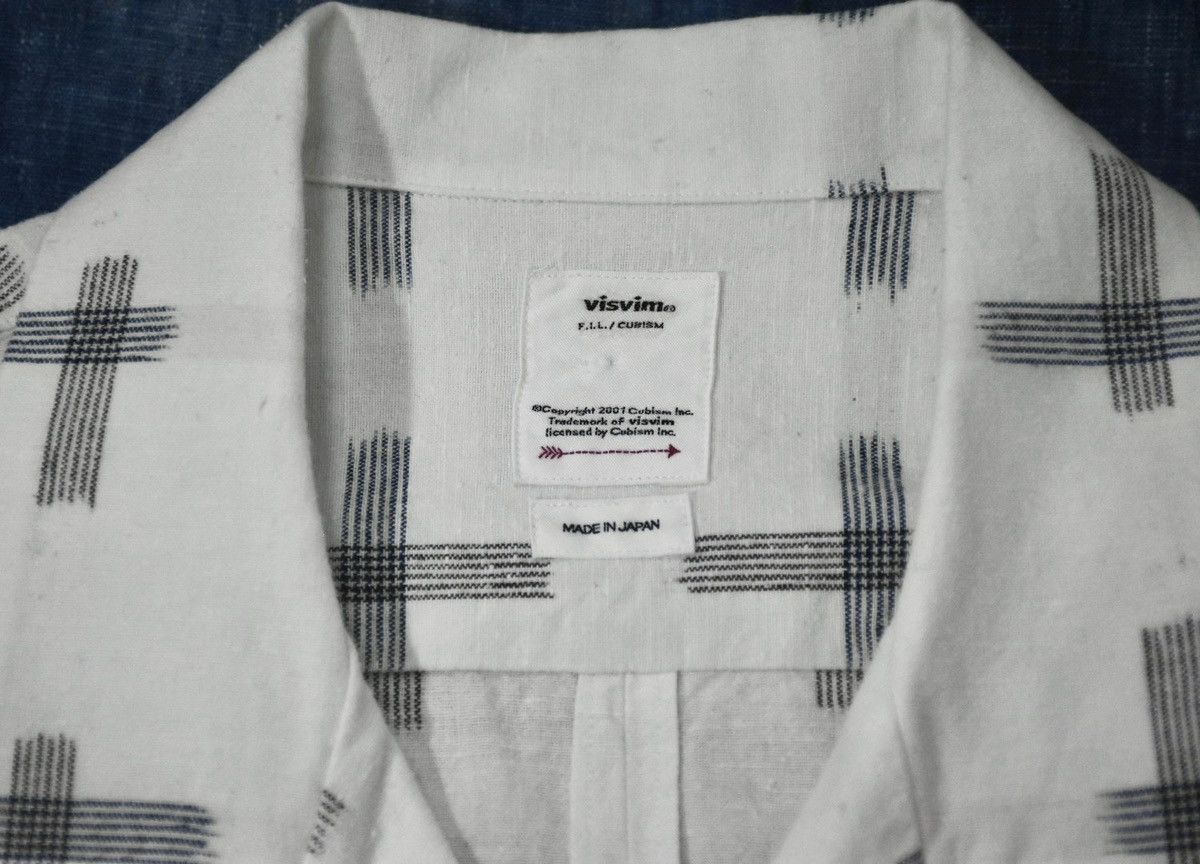 Visvim Visvim 22ss Wallis Shirt Kasuri（Handwoven） Size US L / EU 52-54 / 3 - 7 Thumbnail
