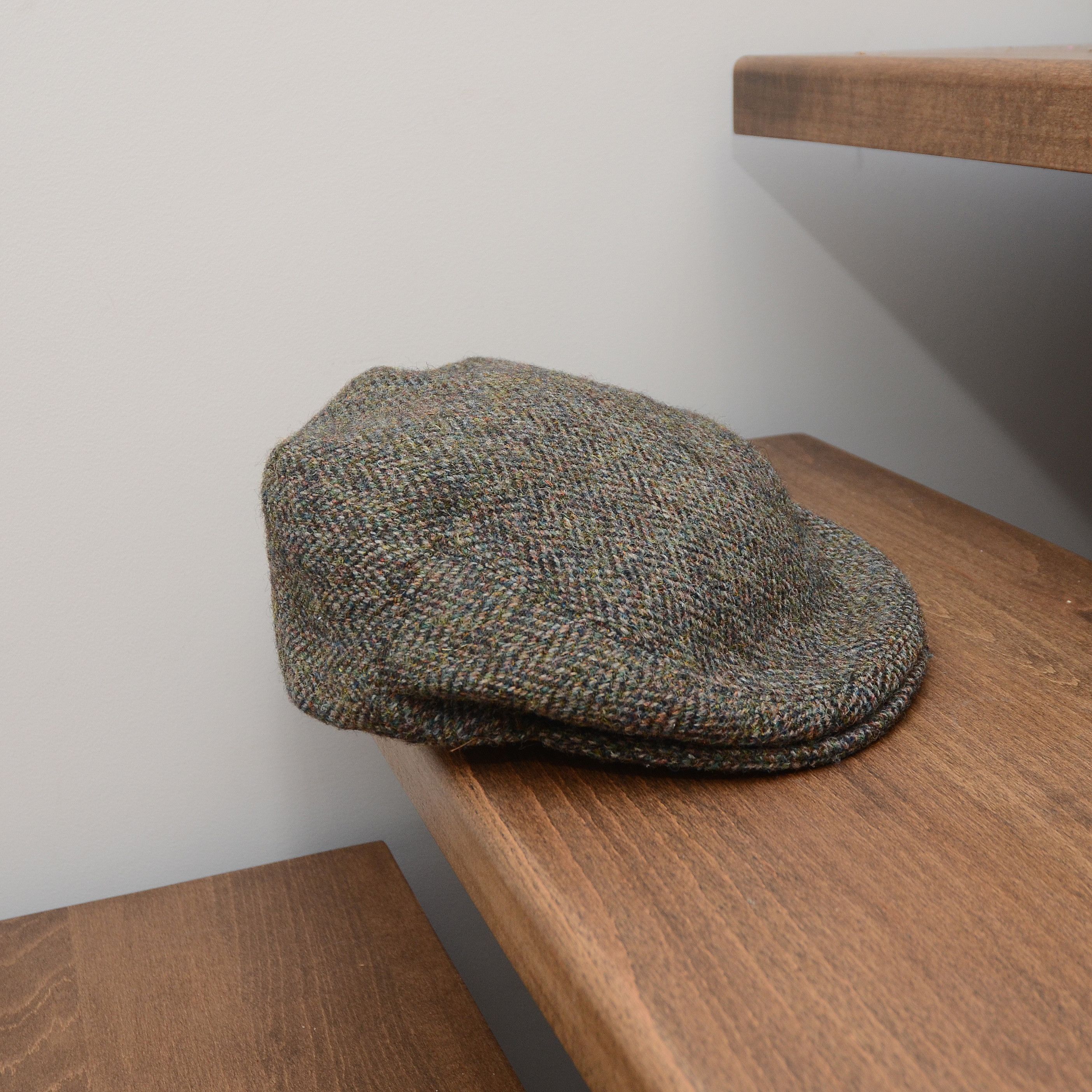 Harris Tweed Olney Harris Tweed Vintage Wool Driving Cap Newsboy Hat Size ONE SIZE - 1 Thumbnail