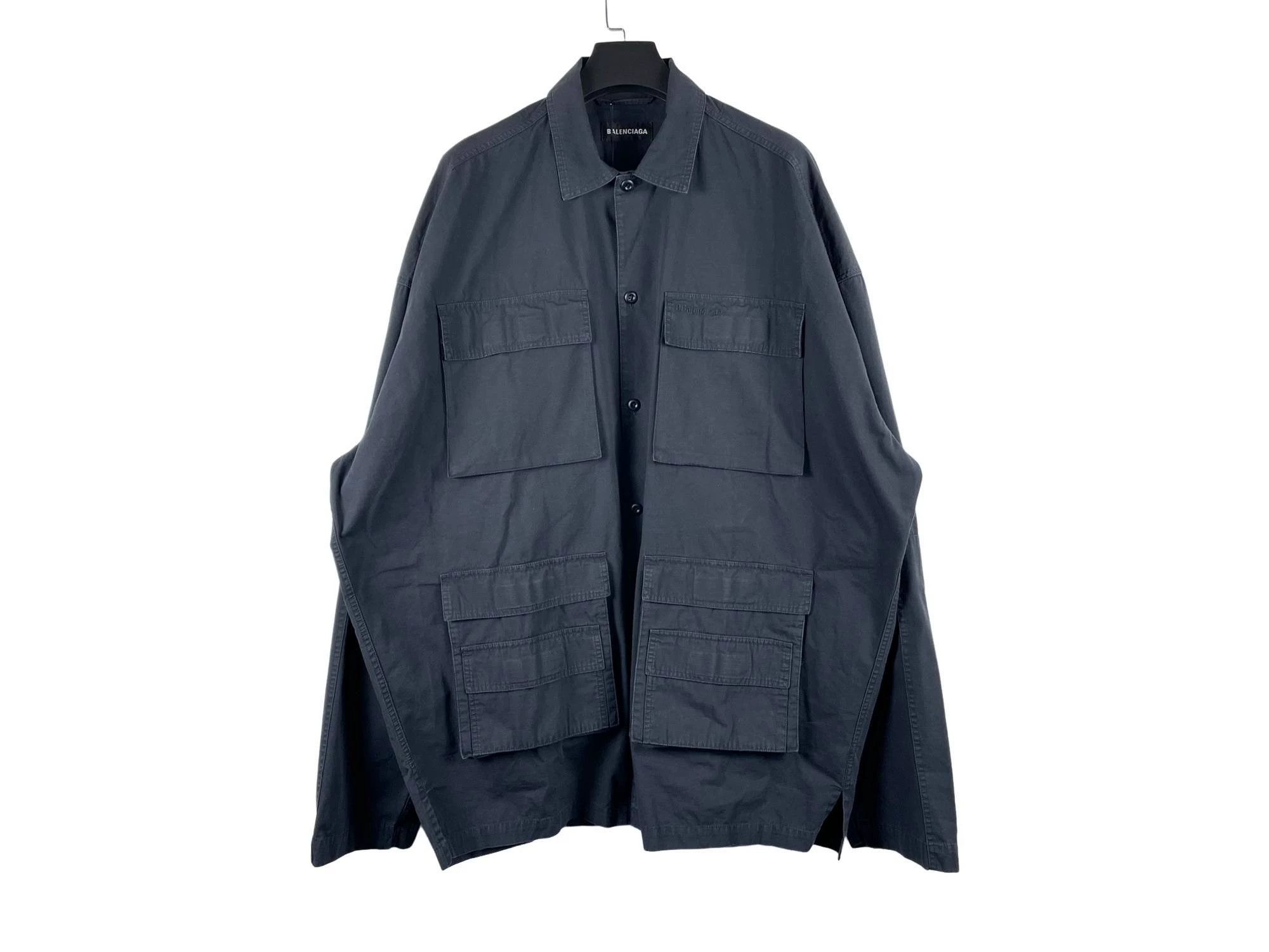 Balenciaga Balenciaga BB 4-Pocket Oversized Utility Jacket Size US M / EU 48-50 / 2 - 1 Thumbnail