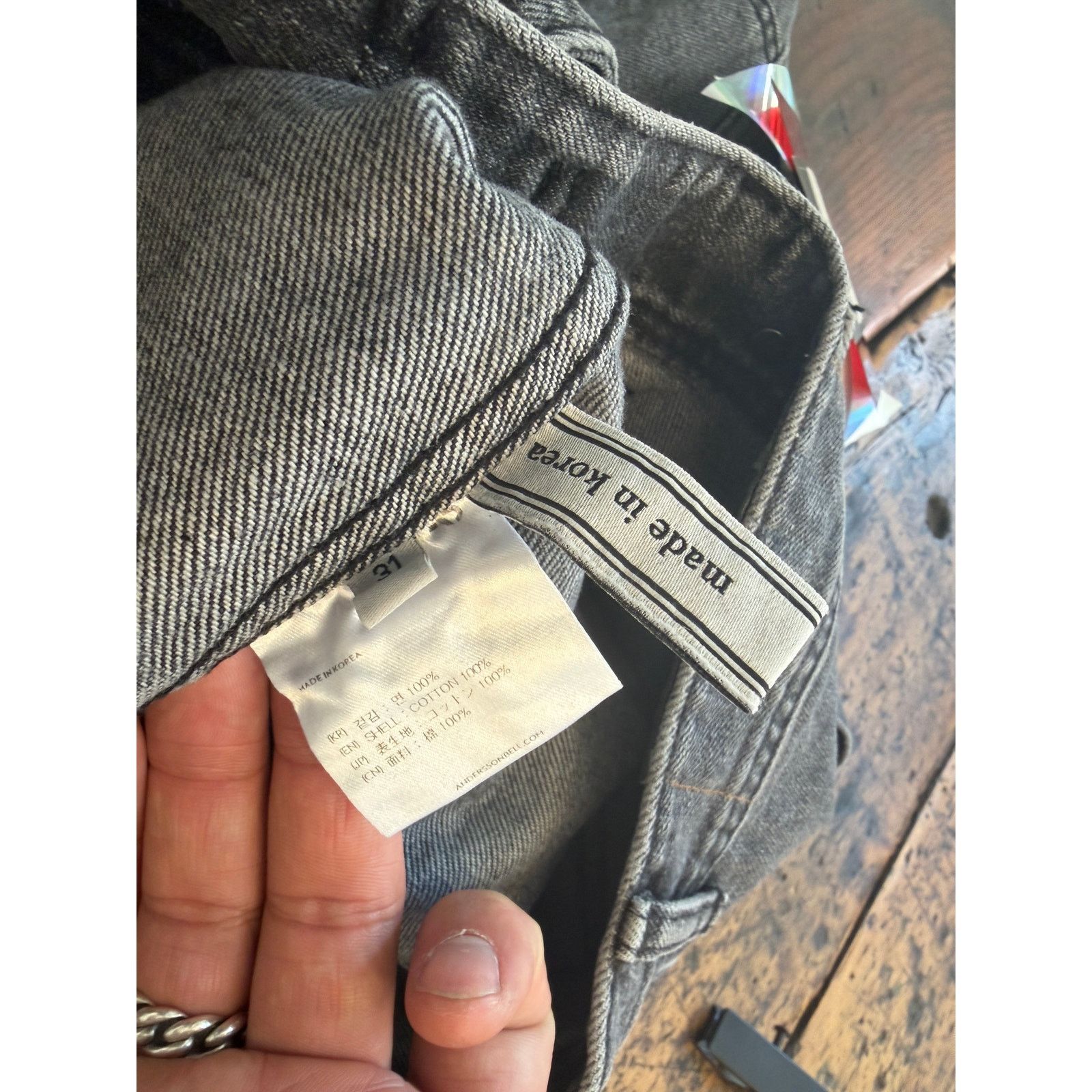 Andersson Bell Andersson Bell Extended Straight Jeans Size US 31 - 6 Thumbnail
