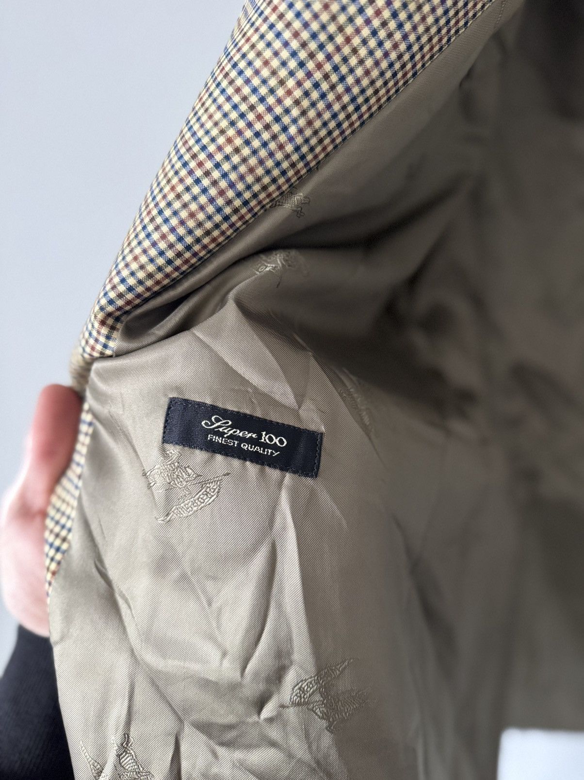 Burberry Burberrys vintage blazer retro suit basic Size 54R - 9 Thumbnail