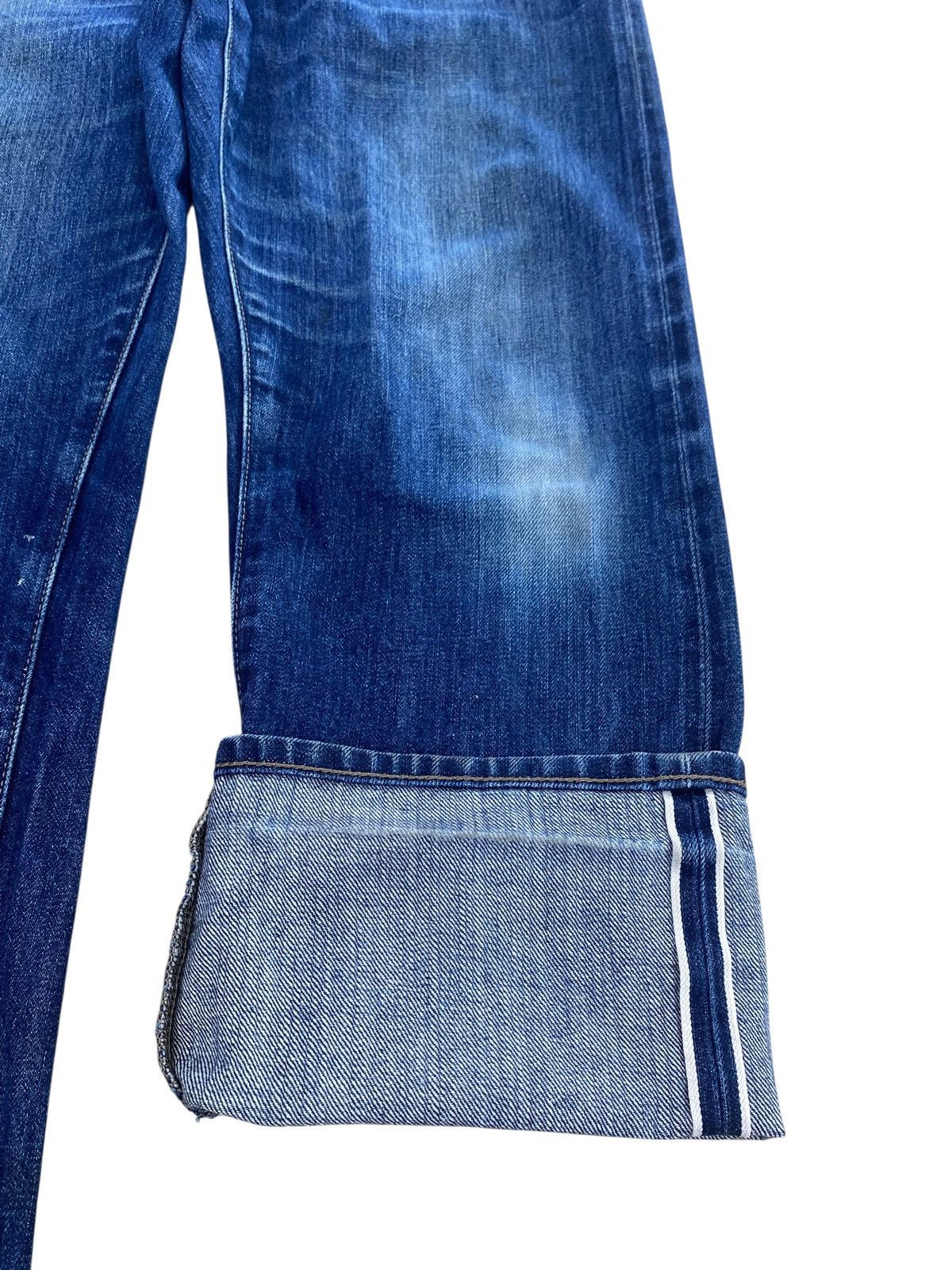 Uniqlo Uniqlo Selvedge Faded Wash Loose Jeans Size US 30 / EU 46 - 8 Thumbnail