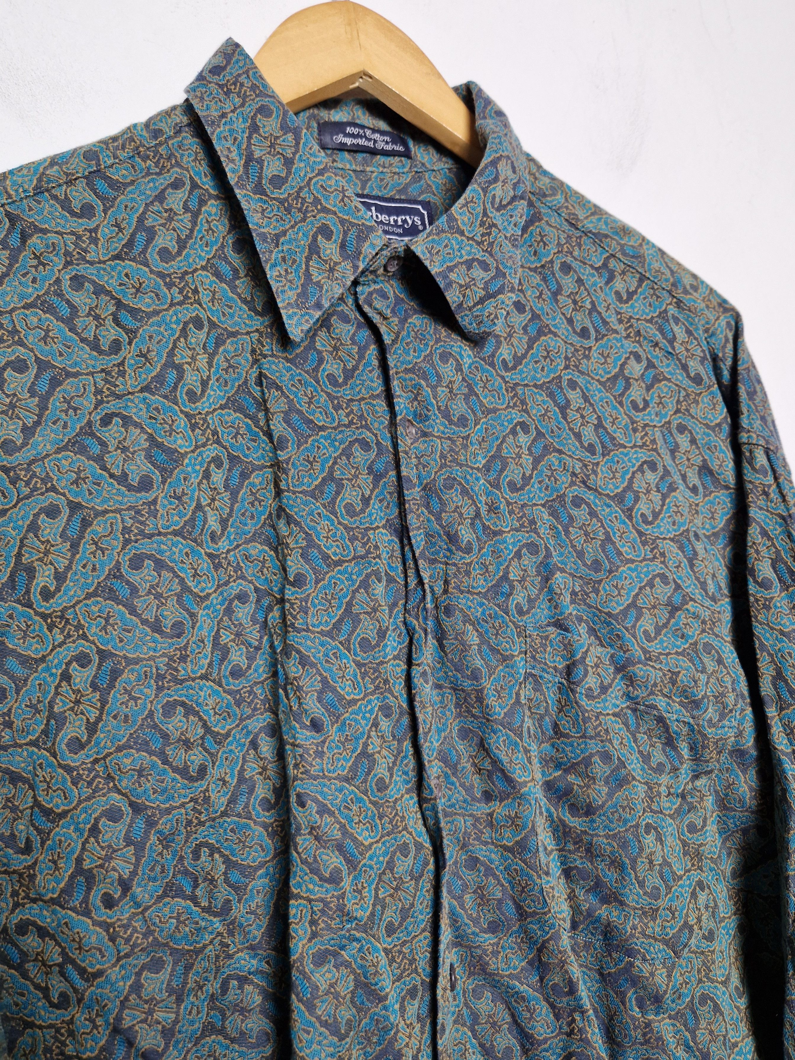 Burberry × Vintage Burberry vintage shirt Size US L / EU 52-54 / 3 - 3 Thumbnail