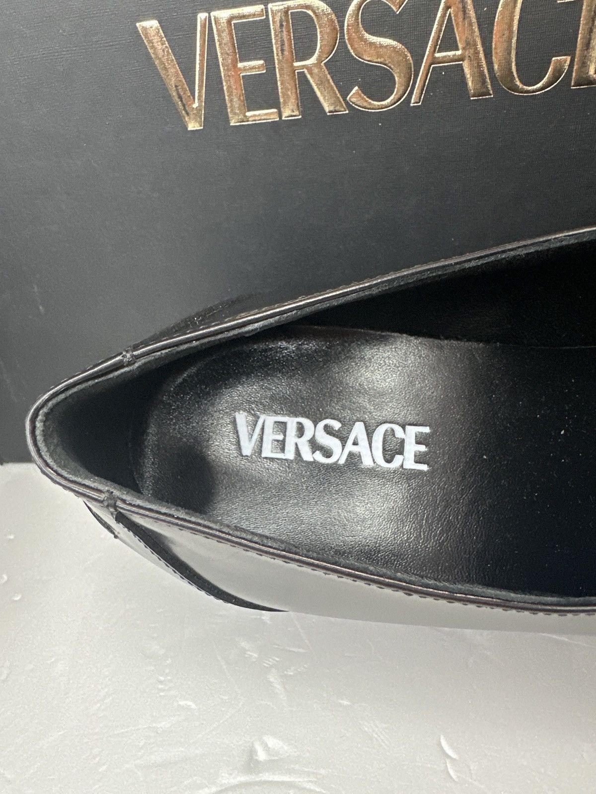 Versace VERSACE ALIA PLATFORM LOAFERS 35 MM Size US 9 / IT 39 - 13 Thumbnail