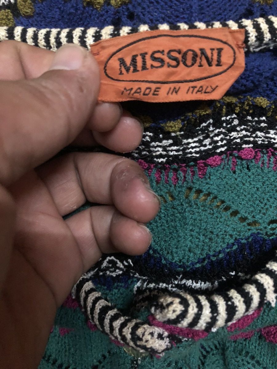 Aran Isles Knitwear × Homespun Knitwear × Missoni Missoni Knit Cropped Top Size M / US 6-8 / IT 42-44 - 3 Thumbnail