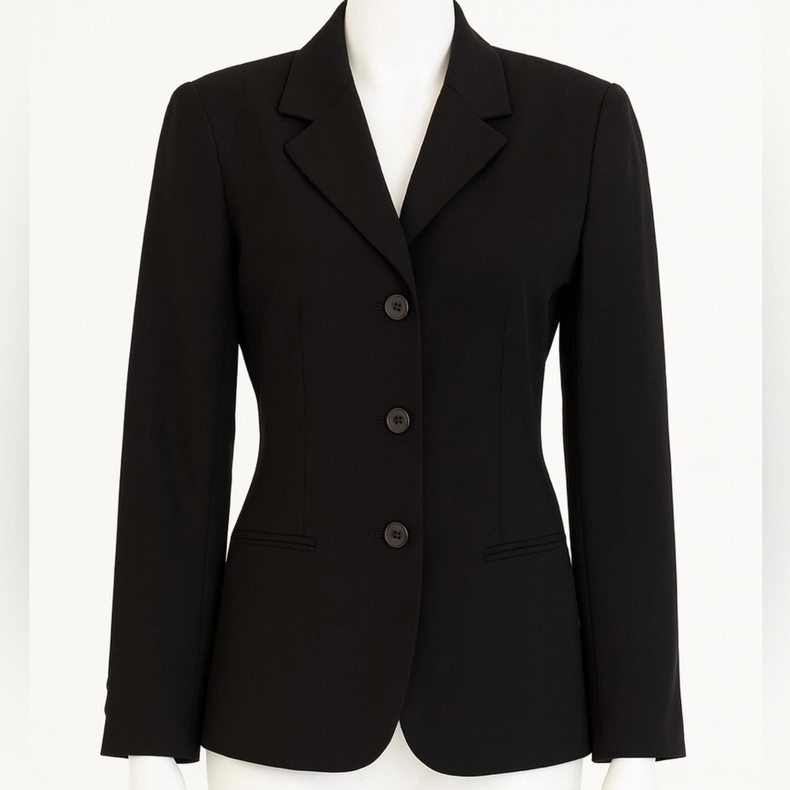 Other Mark Alexander sz 8 100% Wool Blazer Black Pockets 90’s Y2K Size M / US 6-8 / IT 42-44 - 1 Thumbnail