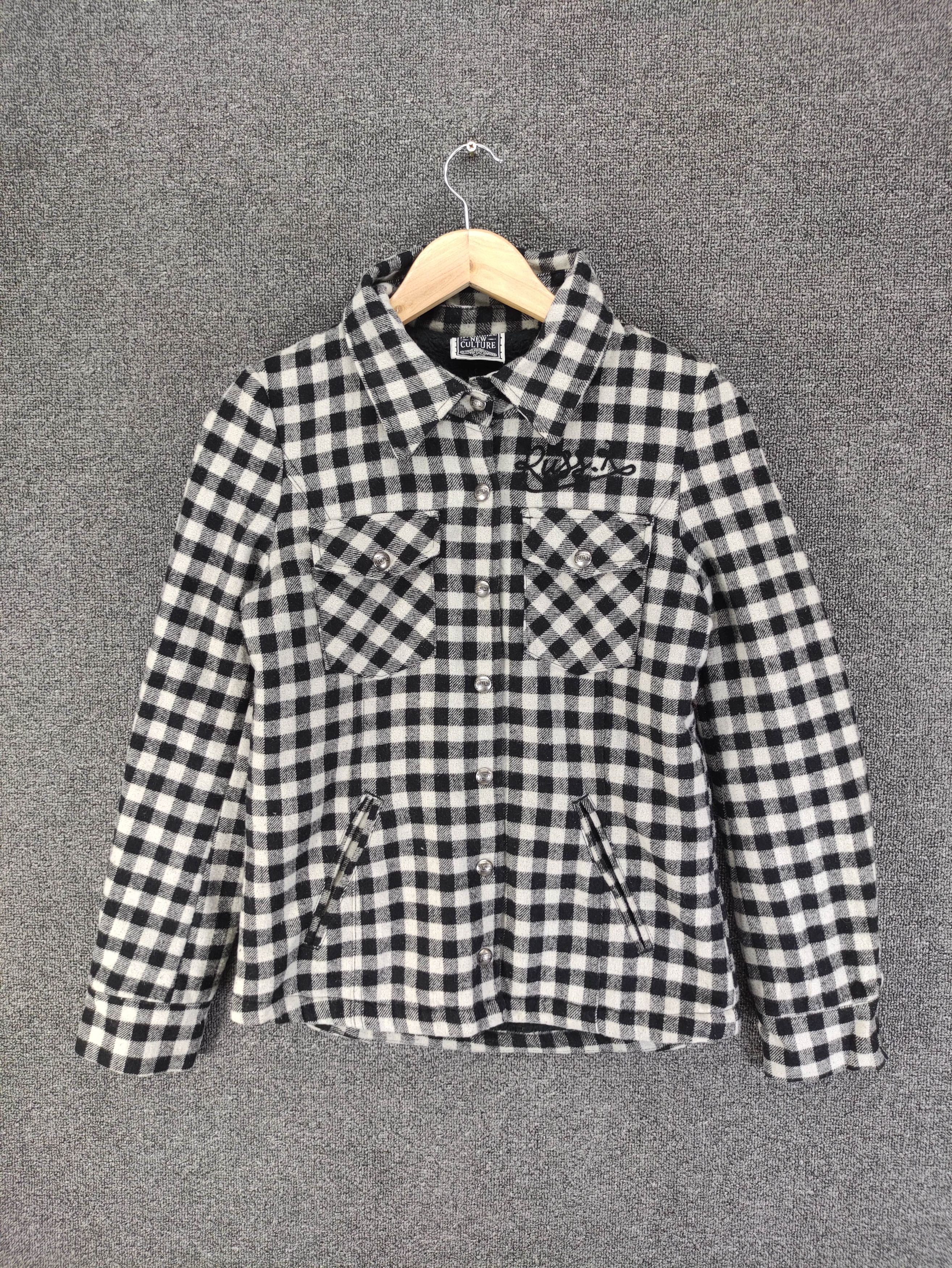 Japanese Brand Vintage Japanese Brand Plaid Wool Jacket With Hoodie Size S / US 4 / IT 40 - 1 Thumbnail