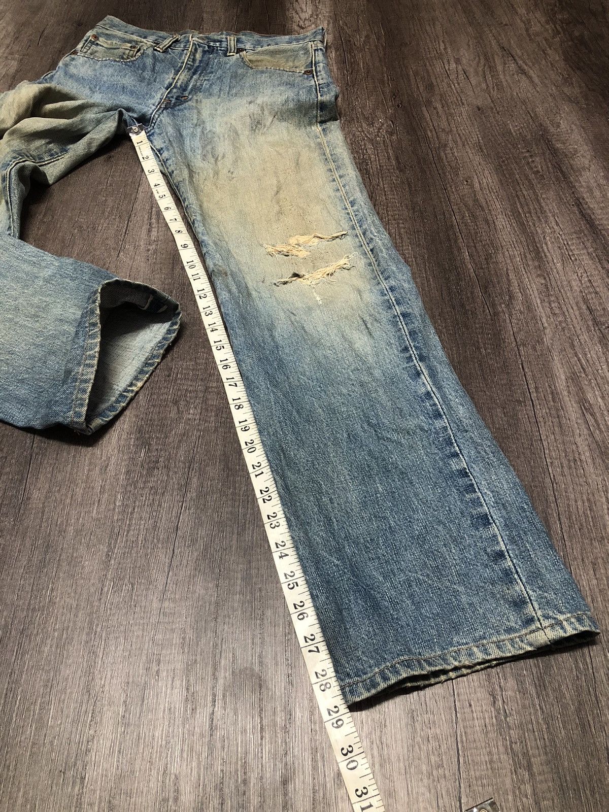 Levi's × Vintage Vintage Levi's Big E 502 Selvedge Jeans Size US 28 / EU 44 - 16 Thumbnail