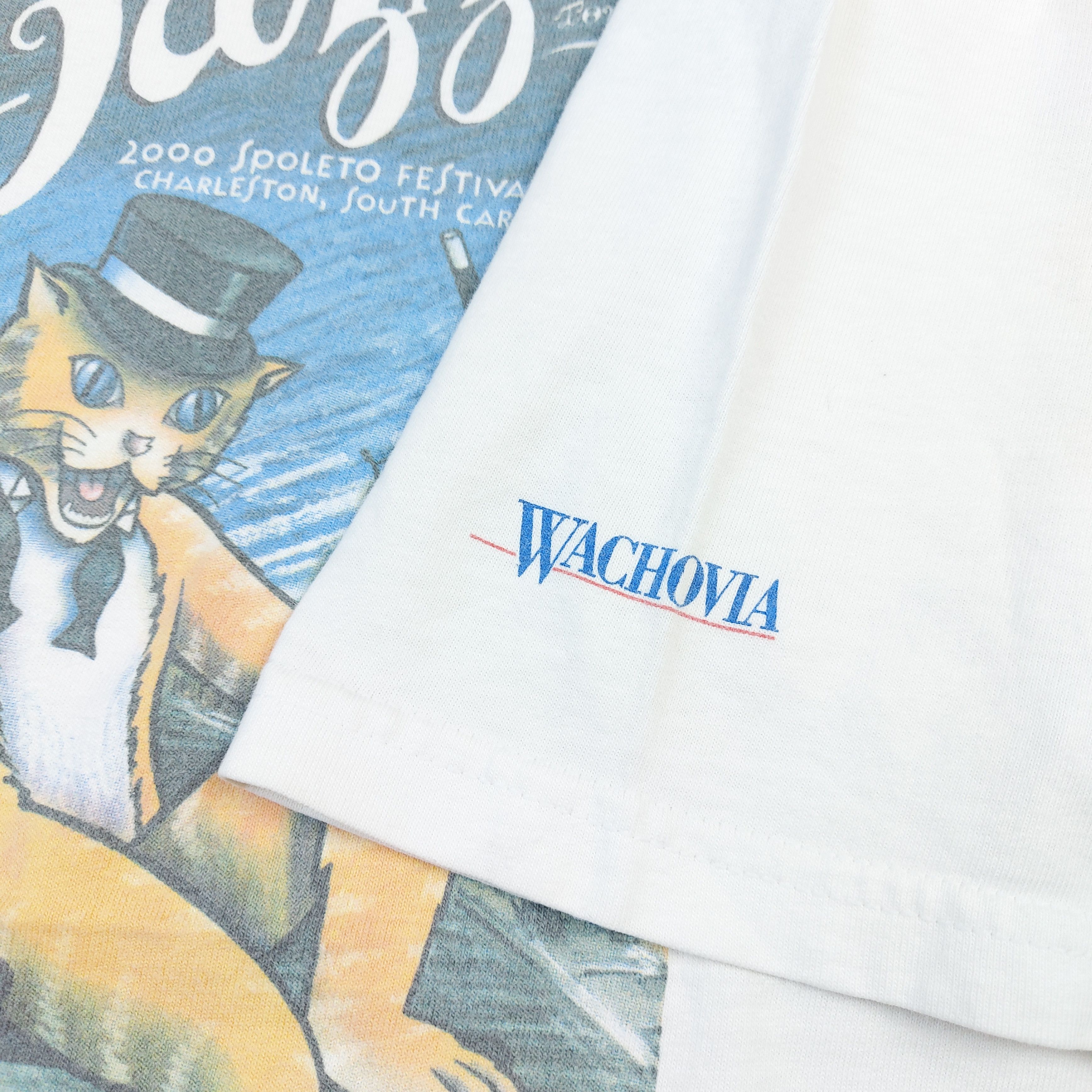 Band Tees Vintage 2000 Wachovia Jazz Series Spoleto Festival USA TEE Size US L / EU 52-54 / 3 - 5 Thumbnail
