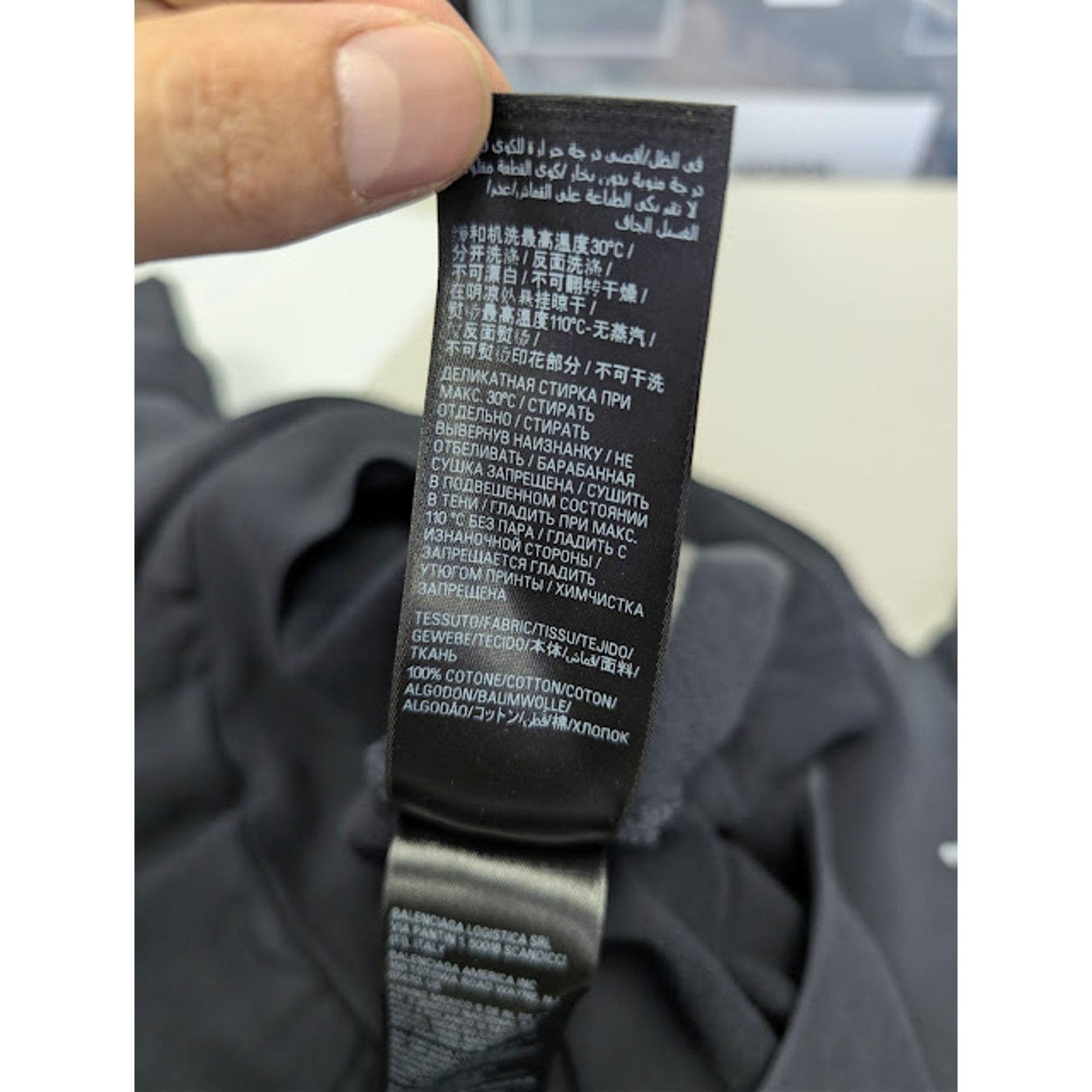 Balenciaga o1rshd1 Q:2 / DIY Metal Outline Large Fit Hoodie Faded Black Size US XL / EU 56 / 4 - 18 Thumbnail