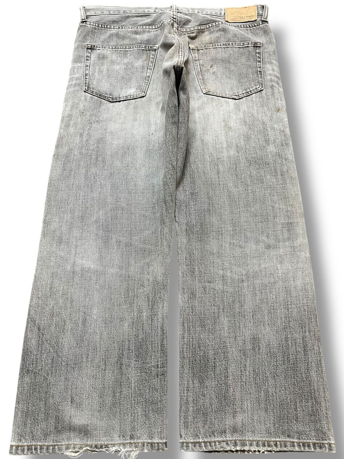 VILLAND Vintage Villand Baggy Wide Leg Faded Distressed Denim Size US 35 - 5 Thumbnail