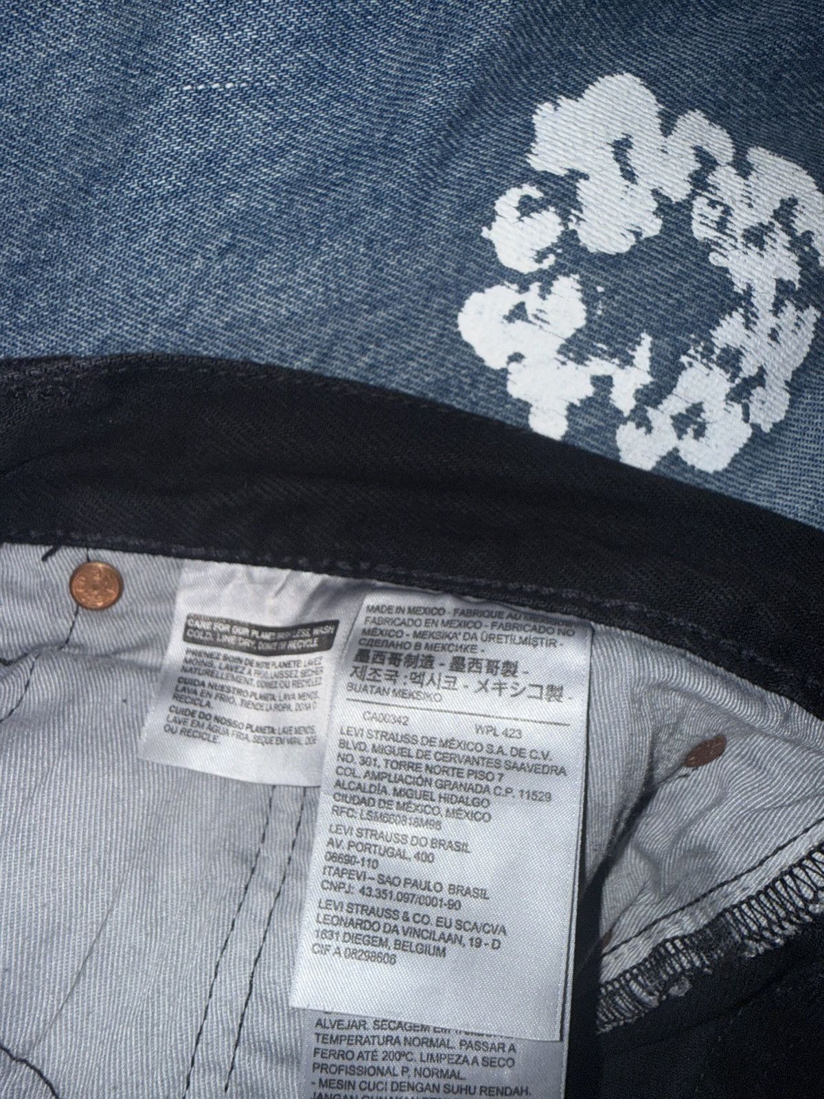 DENIM TEARS × Levi's Denim tears Size US 34 / EU 50 - 6 Thumbnail
