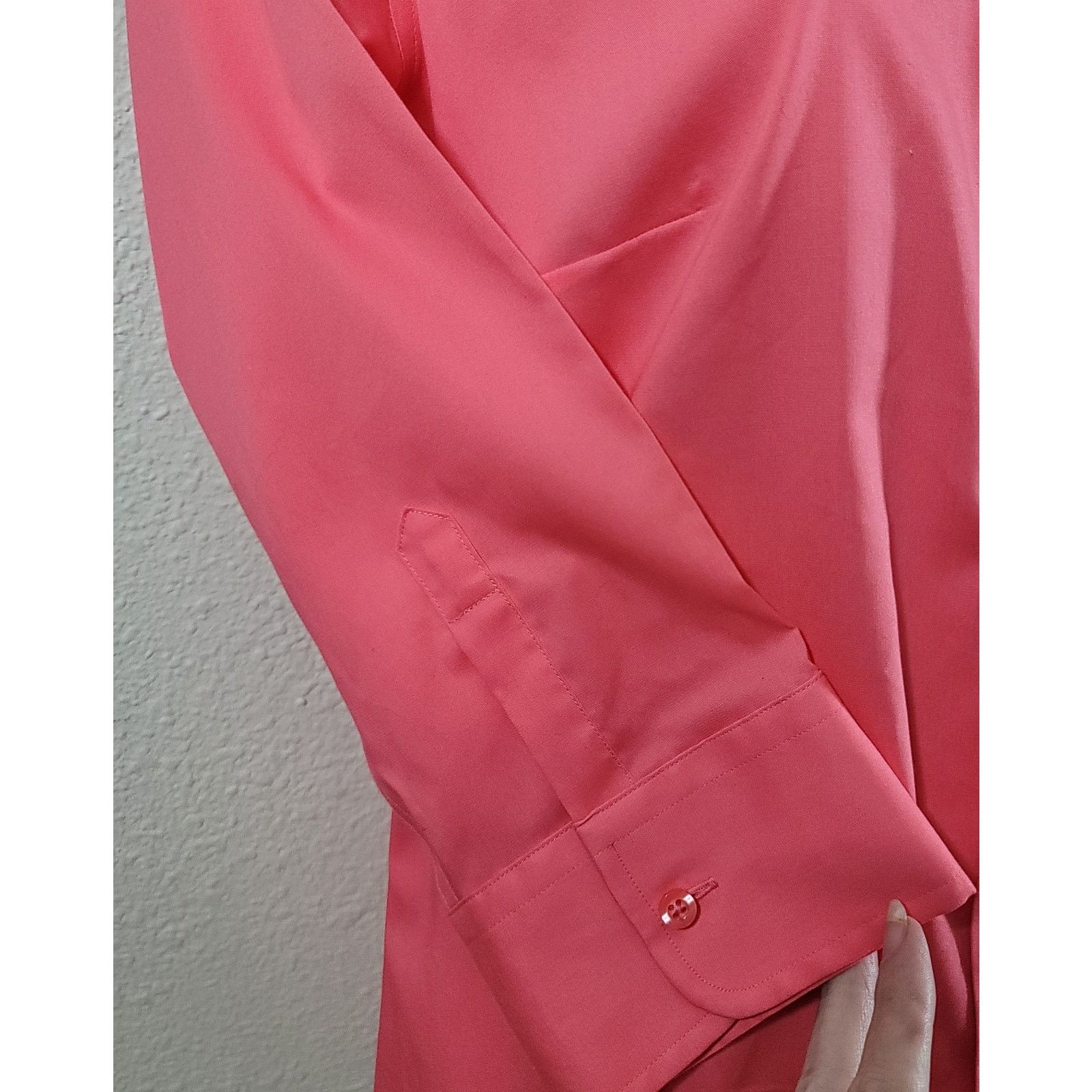 Kirkland Signature Kirkland Signature Pink Orange Button Up Top Small NWOT Size S / US 4 / IT 40 - 2 Thumbnail