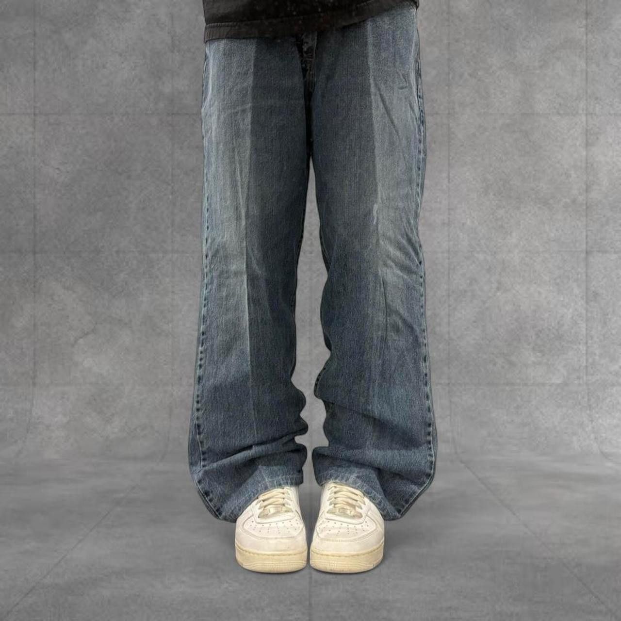 Vintage Crazy Vintage Y2K/2000s Baggy Grunge Dark Wash Relaxed Lee Denim Jeans! Size US 36 / EU 52 - 1 Thumbnail
