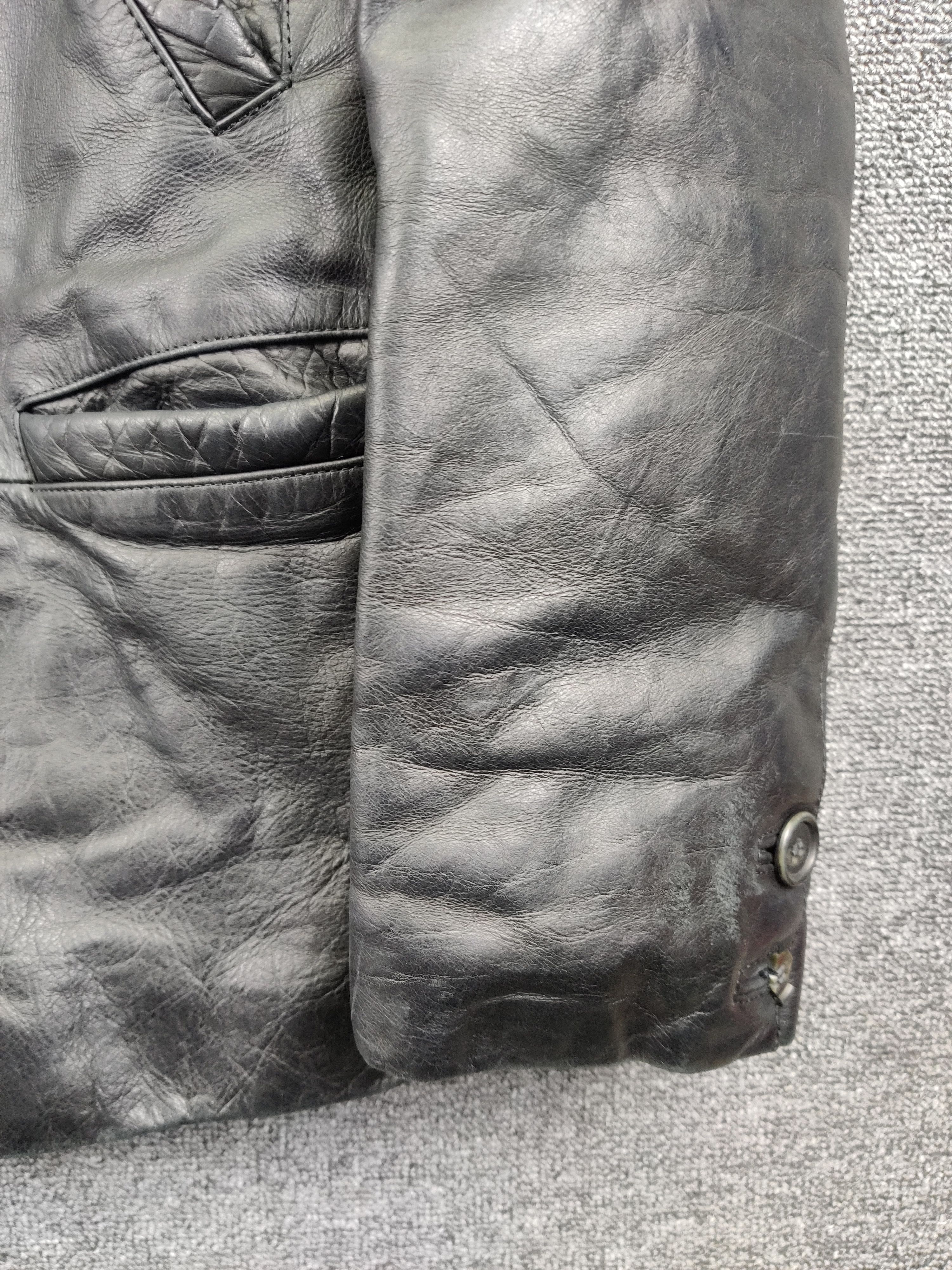Versus Versace Vintage Versus Versace Double Burton Leather Fur Jacket Size US L / EU 52-54 / 3 - 2 Thumbnail