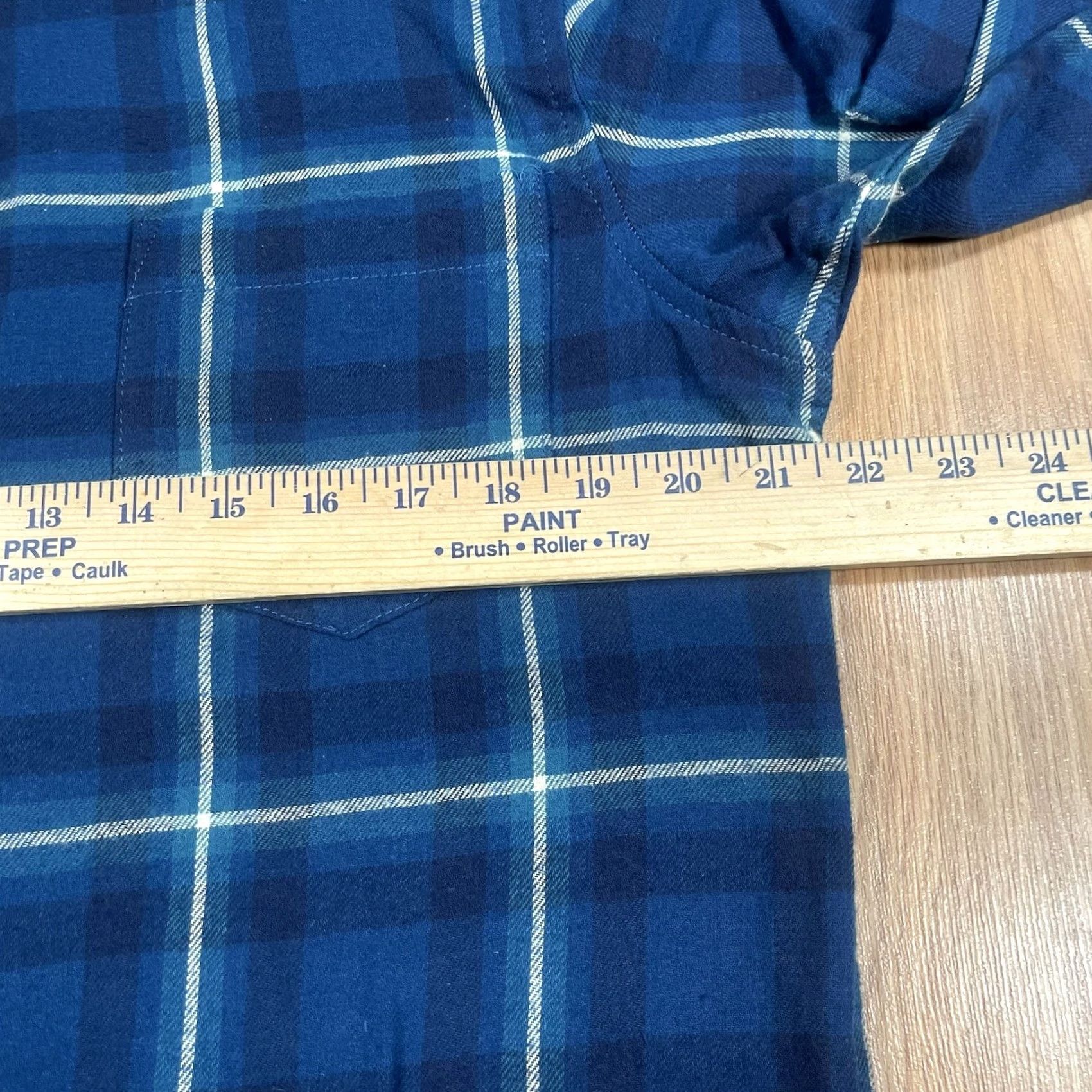 Brooks Dawson & Brooks Flannel Shirt Medium M Plaid Cotton Long Sleeve Button Down Mens Size US M / EU 48-50 / 2 - 6 Thumbnail