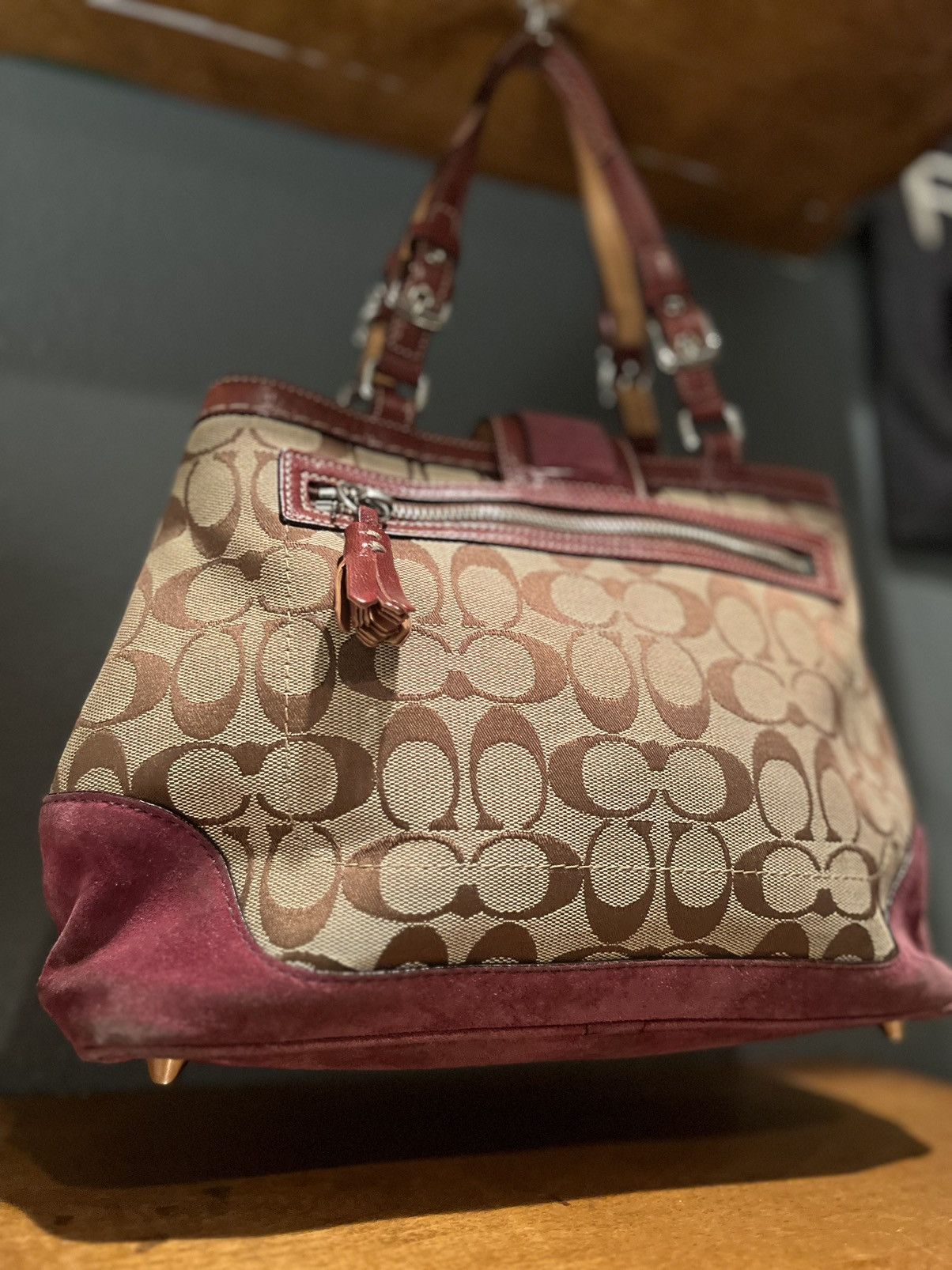 Coach Coach Womens F04Q-7056 Purple Pink Brown Size ONE SIZE - 15 Thumbnail