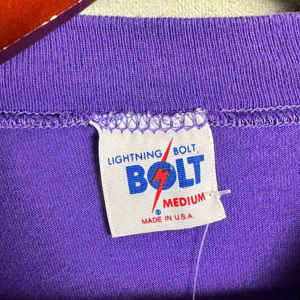 Vintage Vintage 80s Work Out T Shirt Sz M Purple Retro USA Made Size US M / EU 48-50 / 2 - 7 Thumbnail