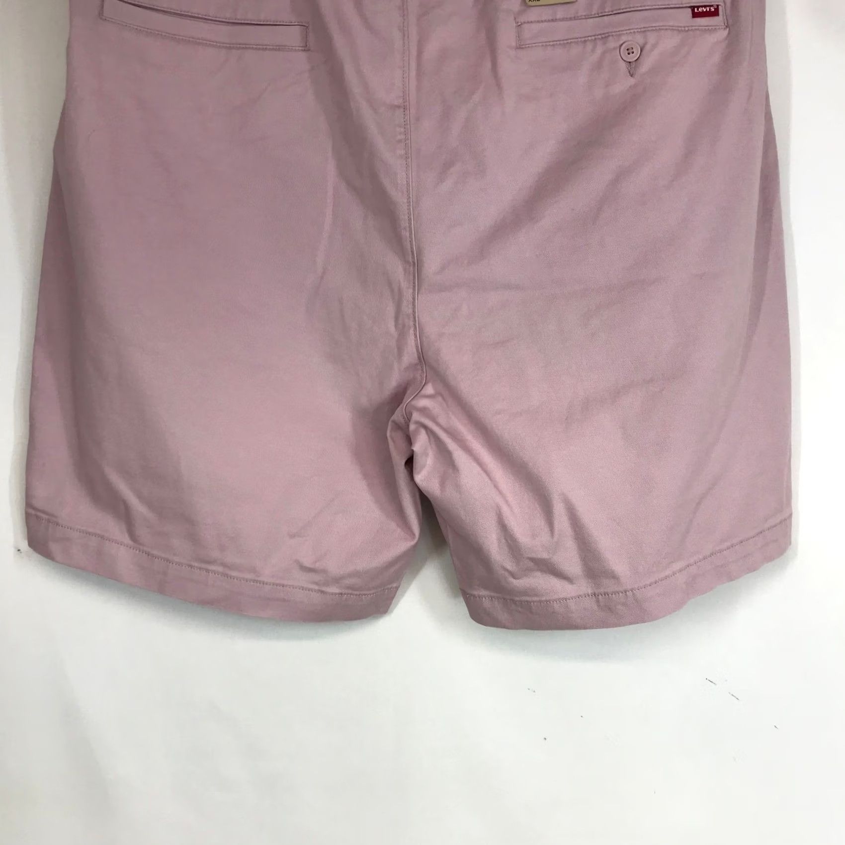 Levi's Levi's XX Chino EZ Shorts Mens XXL Pink Elastic Waist Stretch Relaxed Fit Size US 39 - 6 Thumbnail