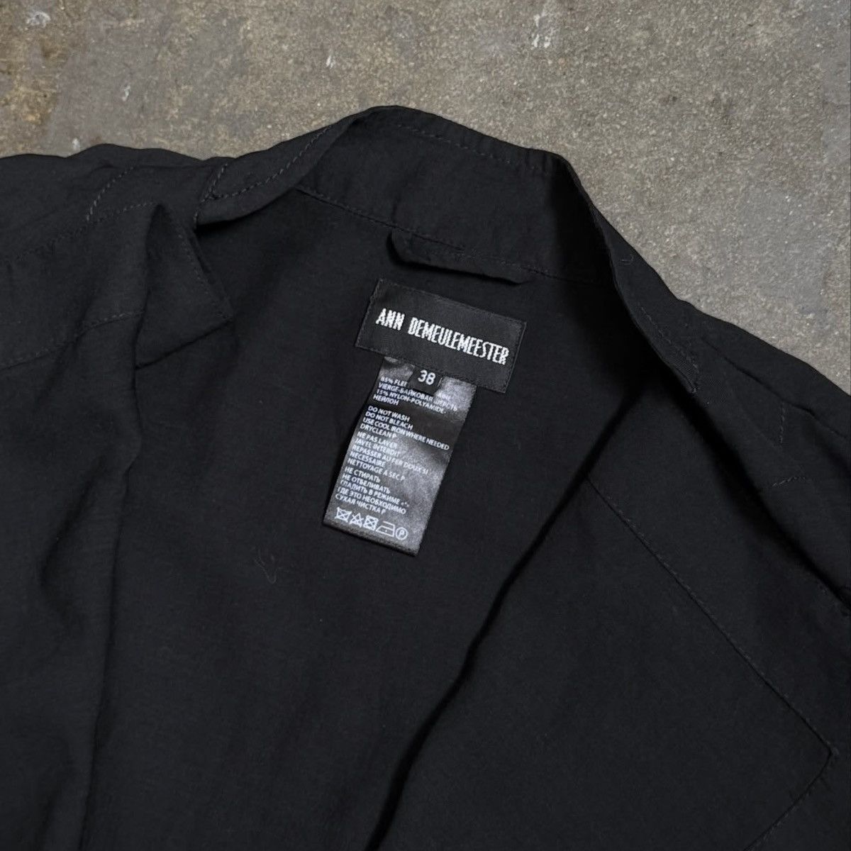 Ann Demeulemeester ANN DEMEULEMEESTER SHEER TRENCH - BLACK - 38 Size XS / US 0-2 / IT 36-38 - 6 Thumbnail