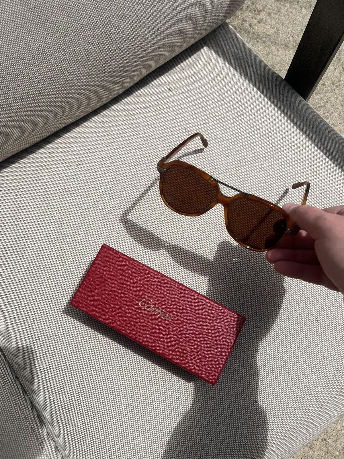 Cartier Cartier 57MM Aviator Sunglasses Size ONE SIZE - 9 Thumbnail