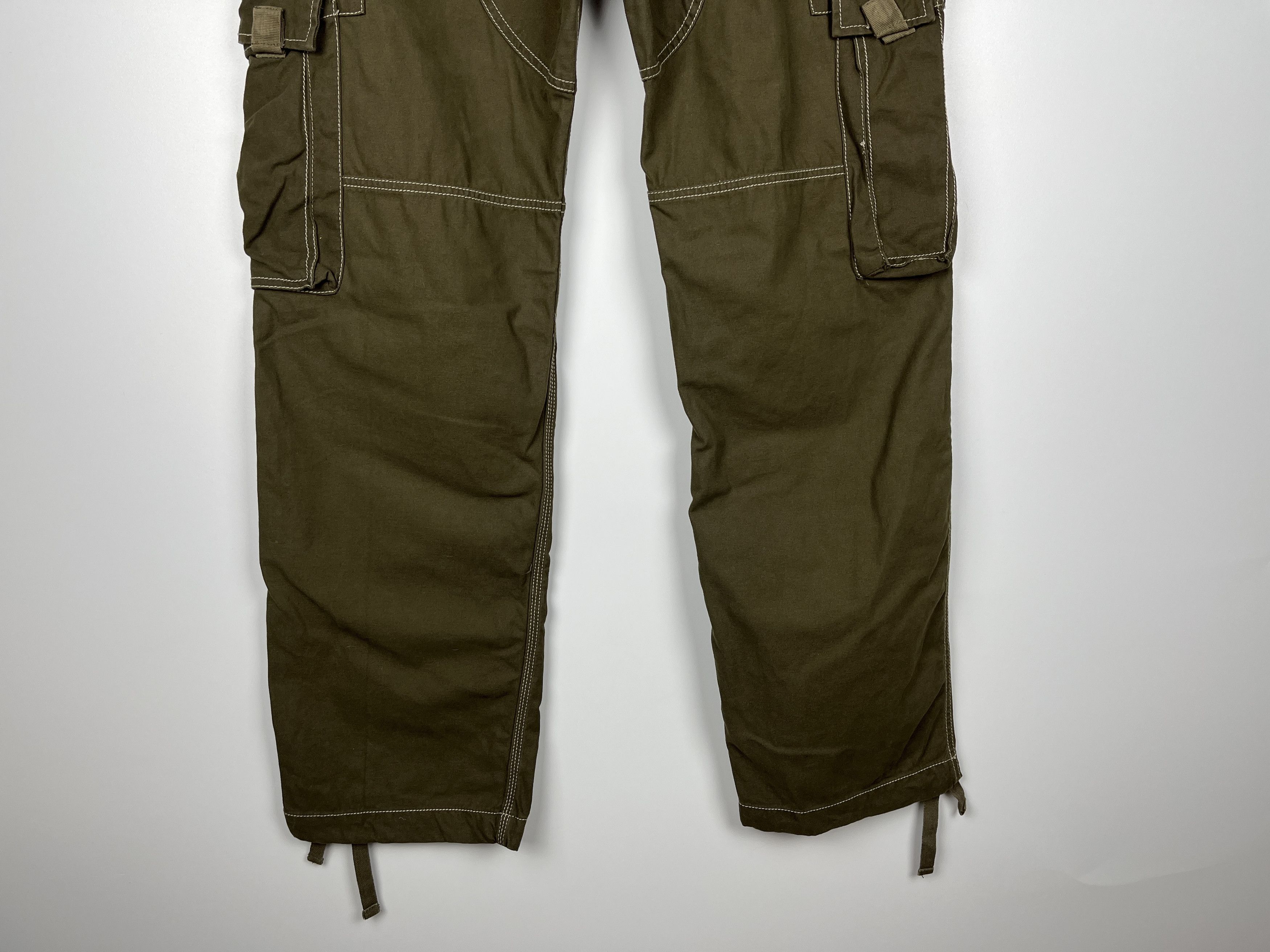 Vintage Vintage Avant Garde Cargo Bondage Multi-Pocket Pants Size US 33 - 21 Thumbnail