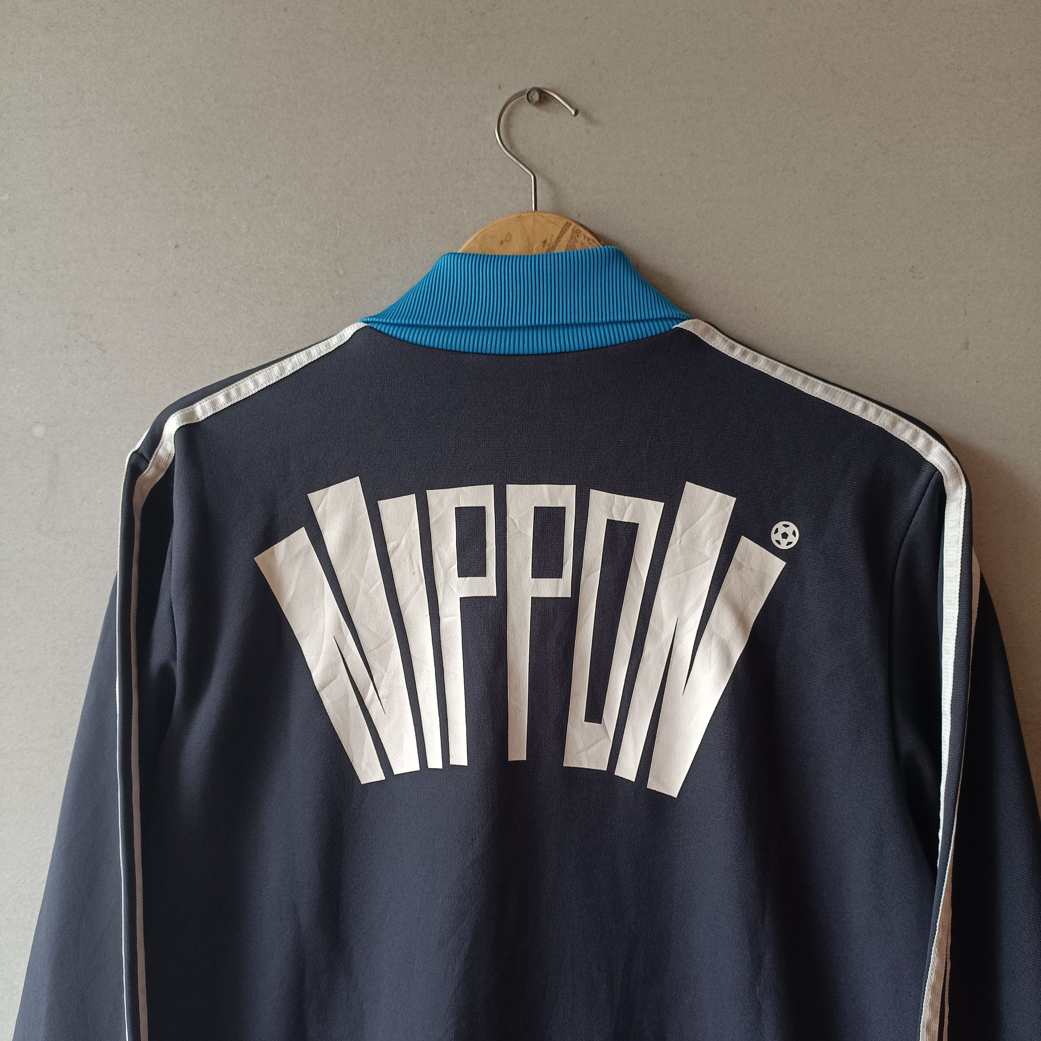 Adidas Rare Adidas Nippon Yatagarasu Skull Japan National Tracktop Size US L / EU 52-54 / 3 - 5 Thumbnail