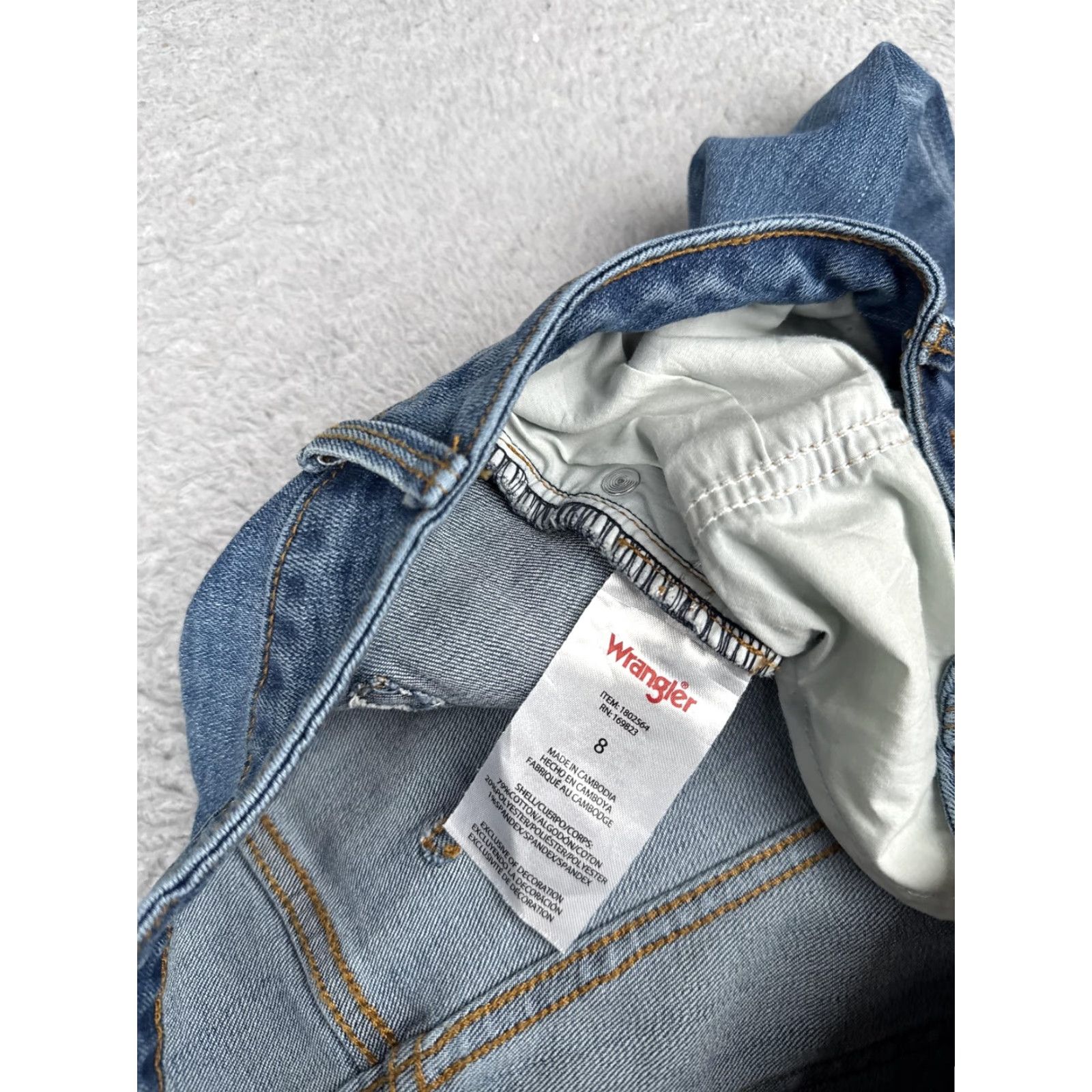 Wrangler Wrangler Jeans Womens 8/29 Blue Mid Rise Straight Leg Bootcut Stretch Denim Jeans Size 30" / US 8 / IT 44 - 7 Thumbnail