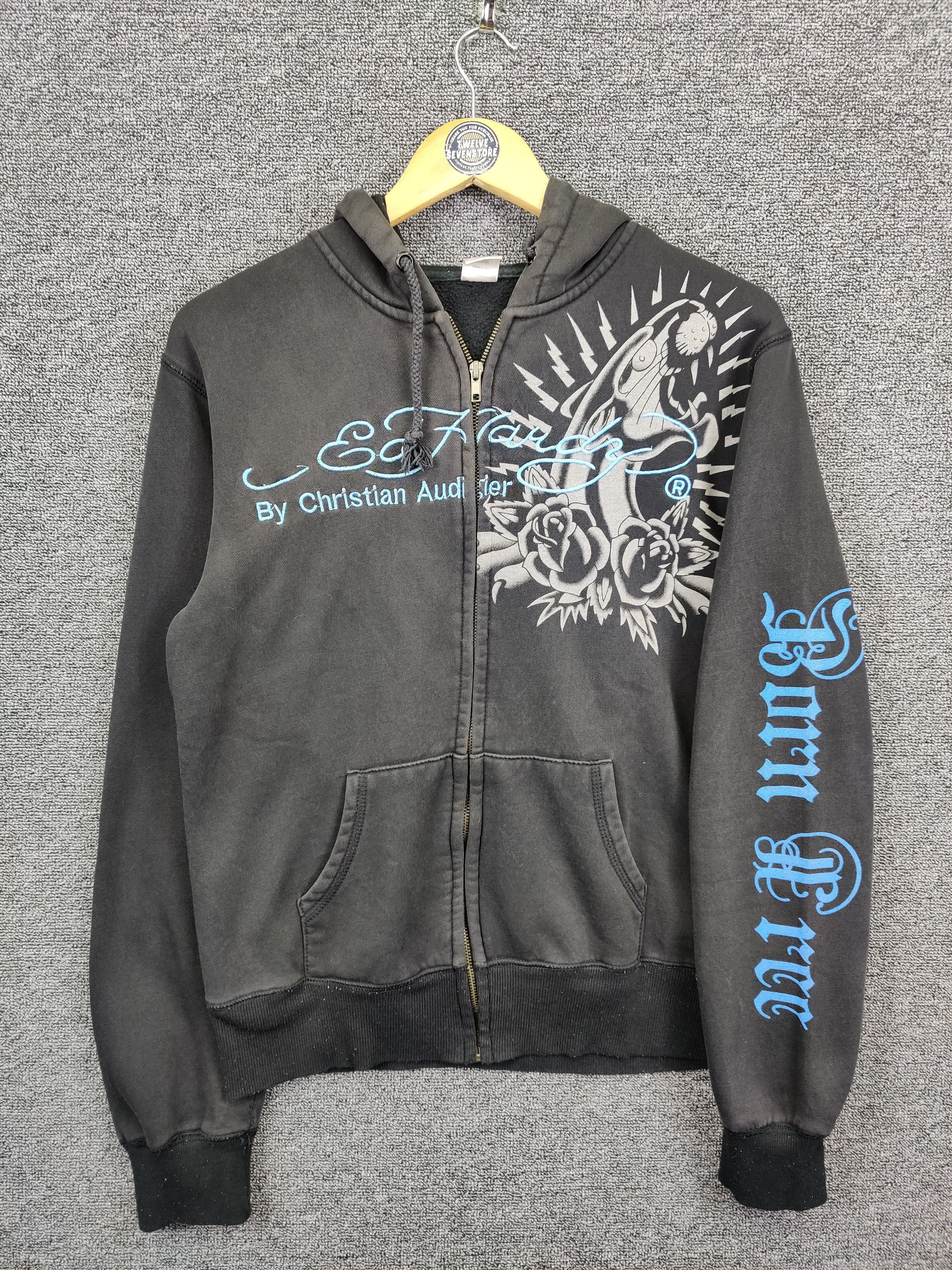 Ed Hardy Vintage Ed Hardy Christian Audigier Zipper Hoodie Size US M / EU 48-50 / 2 - 5 Thumbnail