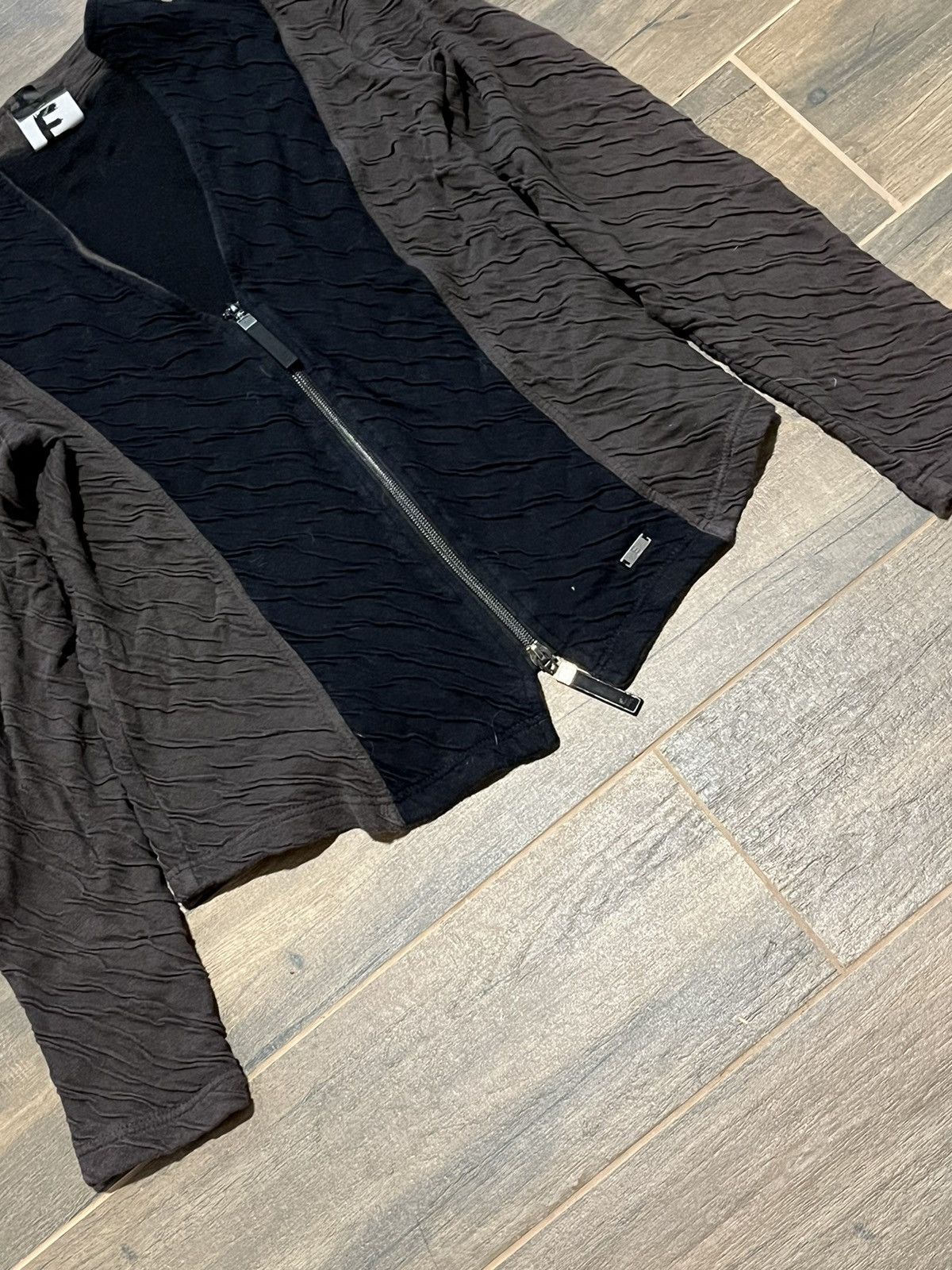 Japanese Brand Y2K rickowens type top sweatshirt zip Size M / US 6-8 / IT 42-44 - 3 Thumbnail