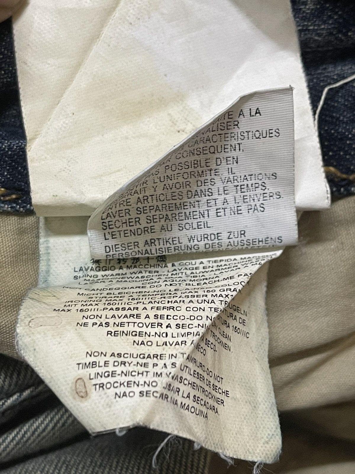Replay Vintage Replay Blue Wash Distressed Style Jeans Size US 30 / EU 46 - 10 Thumbnail