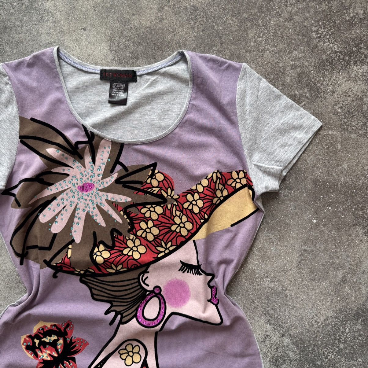Hysteric Glamour 2000’s Aesthetic Y2K Fashion Glam Super Sexy T-Shirt Size M / US 6-8 / IT 42-44 - 4 Thumbnail