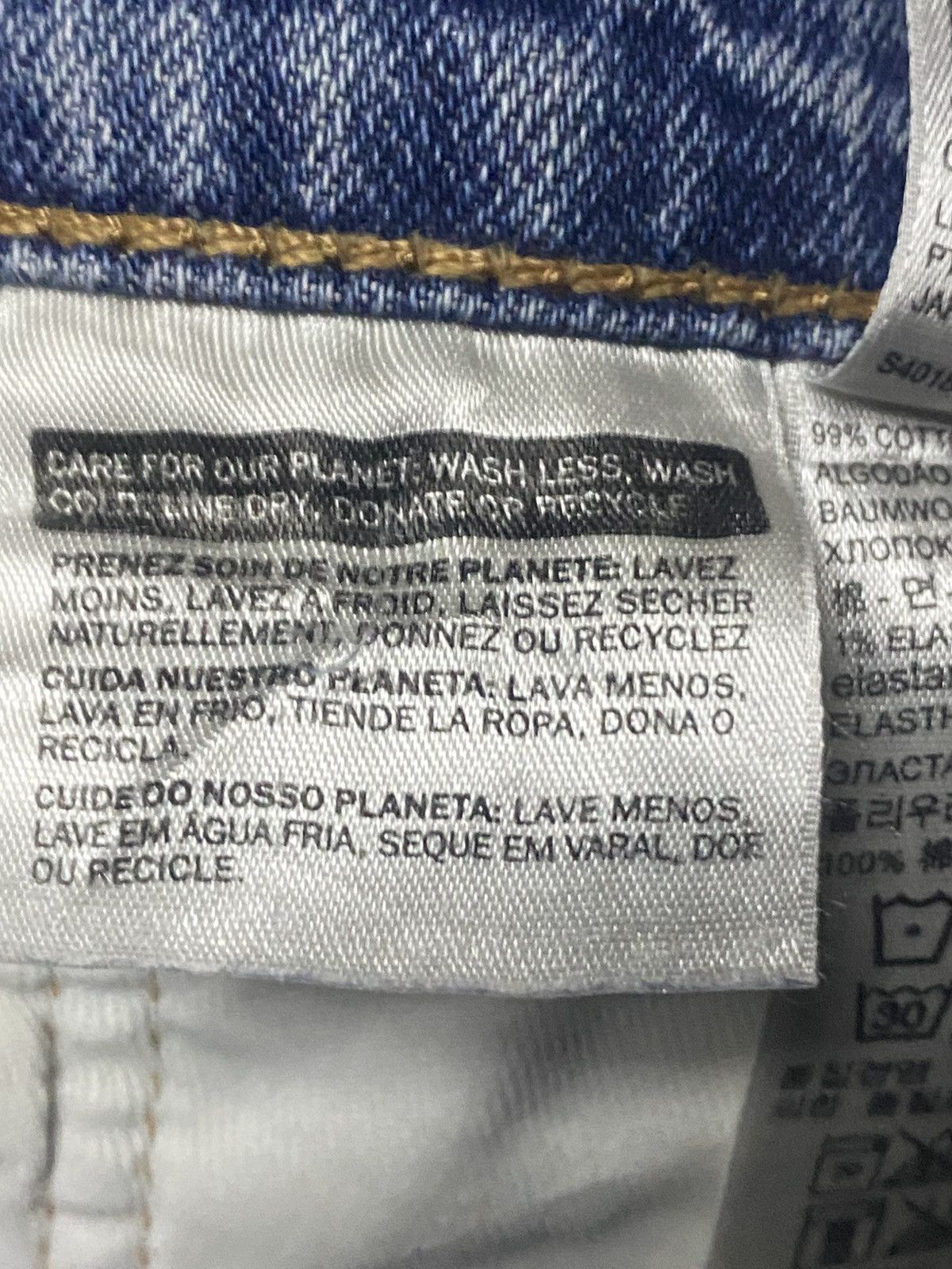 Levi's Vintage Levis 502 Y2K blue Wash Tappered Leg Jeans Size US 36 / EU 52 - 20 Thumbnail