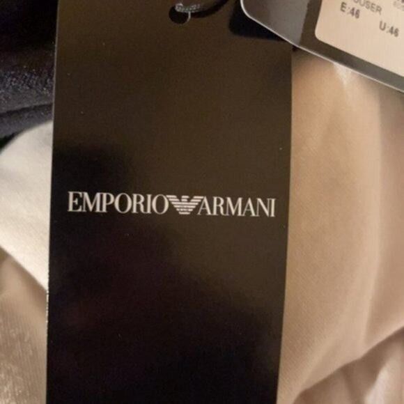 Emporio Armani Emporio Armani Velour Casual Pants Black size 10 Size 32" / US 10 / IT 46 - 7 Thumbnail