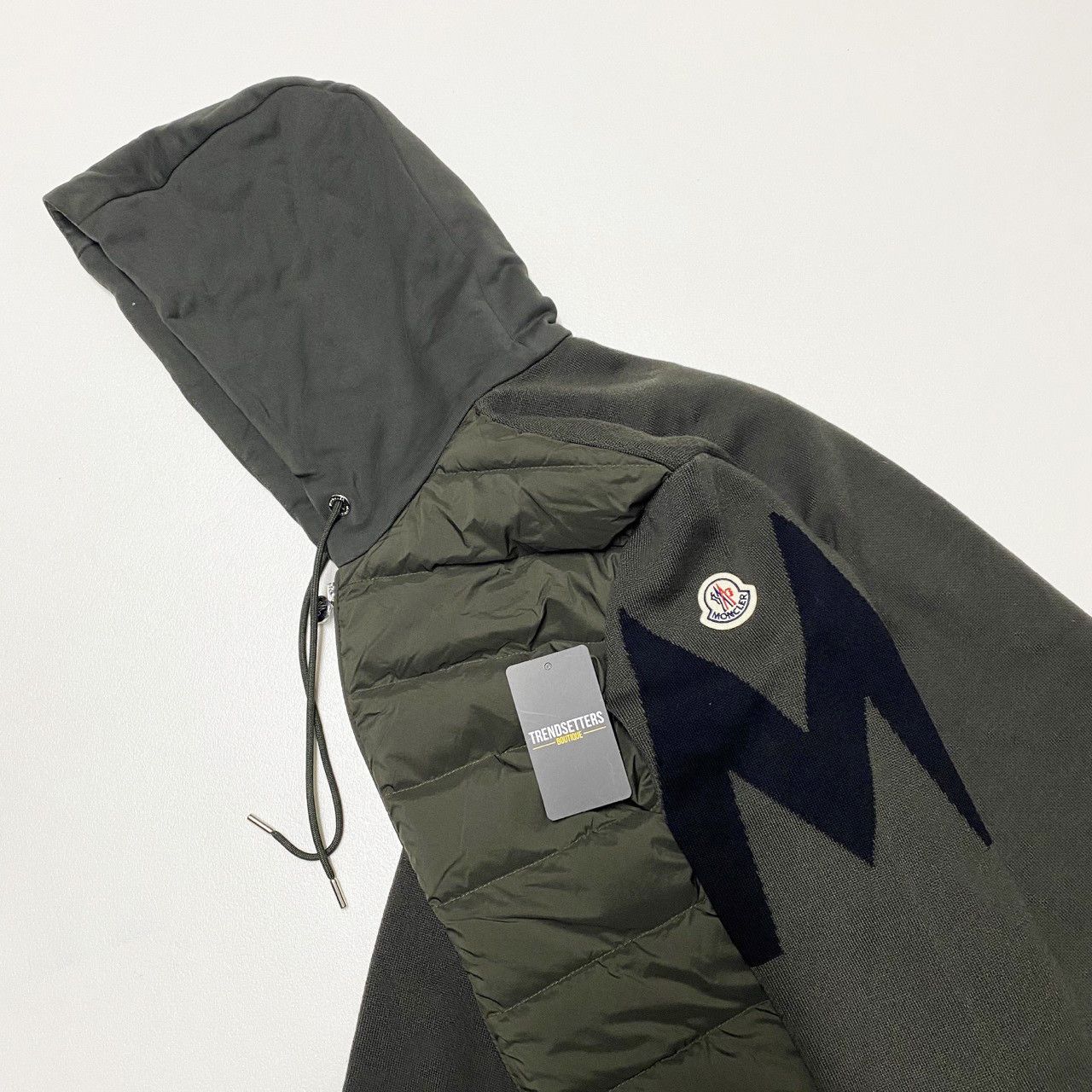 Moncler Moncler tricot hooded padded cardigan mens size M sweater Size US M / EU 48-50 / 2 - 6 Thumbnail