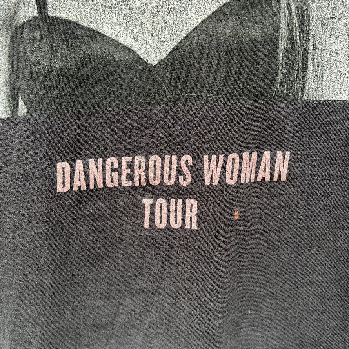 Band Tees Thrashed Distressed Ariana Grande Dangerous Woman Tour Tee Size US L / EU 52-54 / 3 - 3 Thumbnail