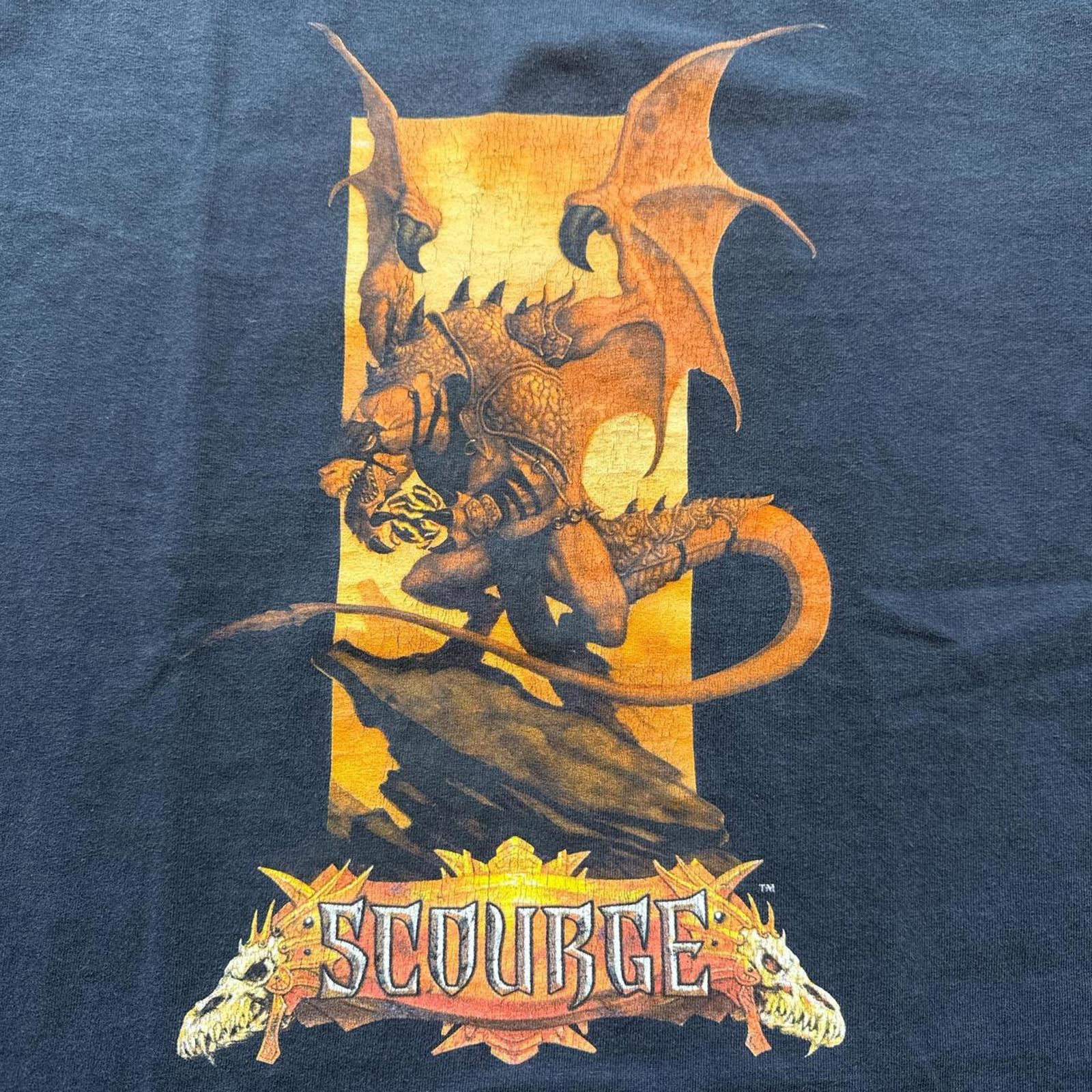 Gildan Magic The Gathering Scourge Y2K Vintage T-Shirt Size US L / EU 52-54 / 3 - 4 Thumbnail