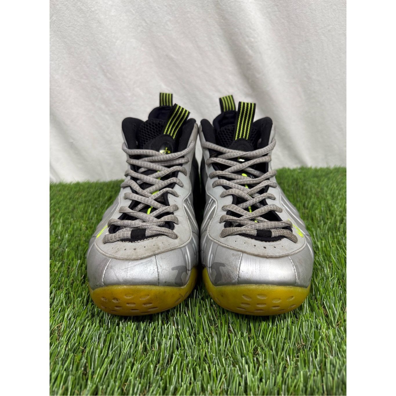 Nike Size 10 Nike Air Foamposite One PRM Metallic Camo Silver Men Size US 10 / EU 43 - 2 Thumbnail