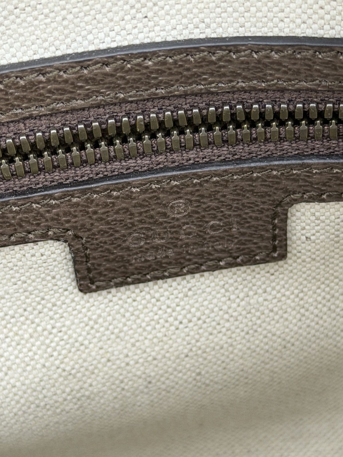 Gucci Gucci Ophidia GG Small Messenger Bag Beige/Ebony Size ONE SIZE - 11 Thumbnail