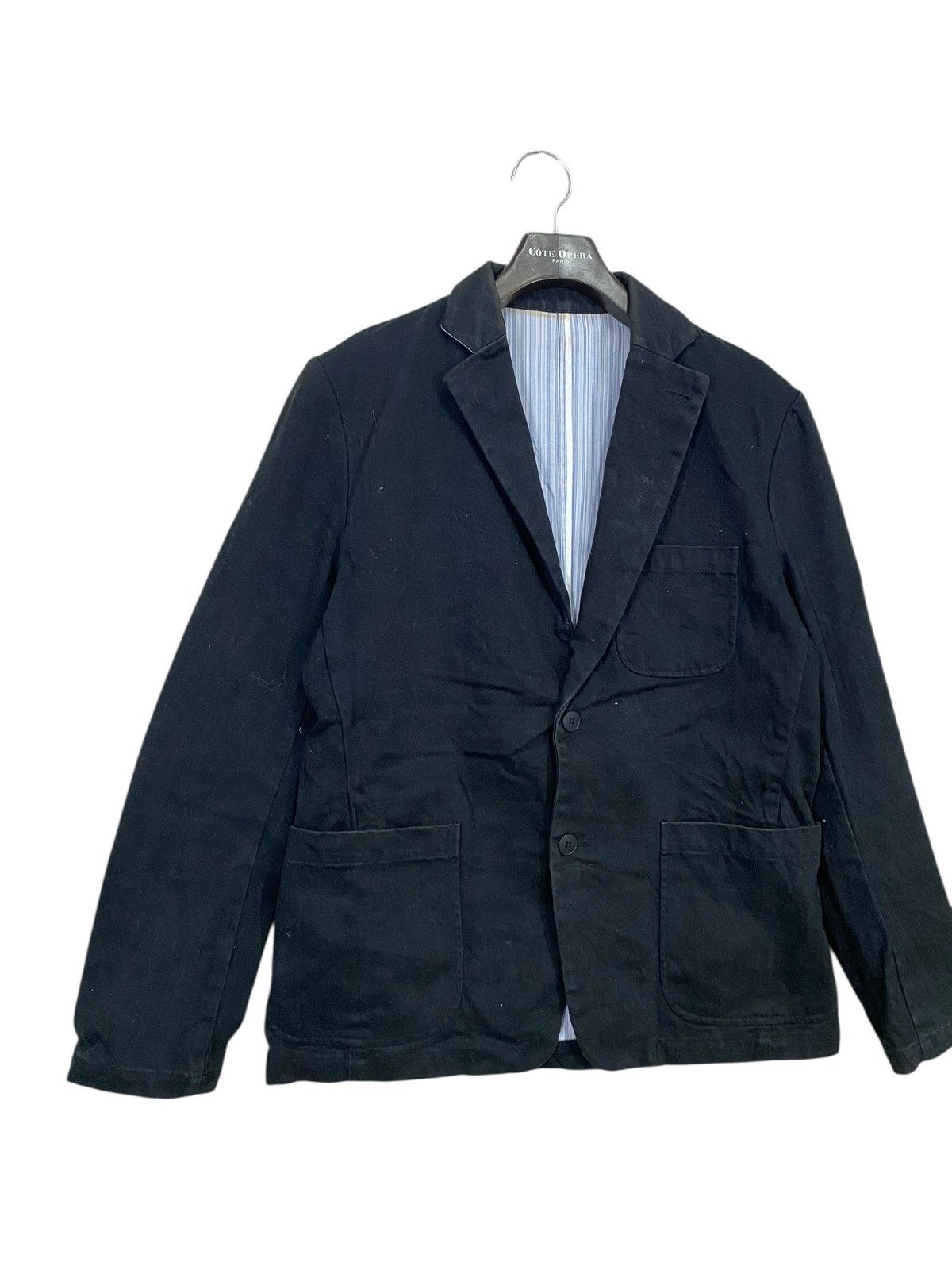 Takeo Kikuchi Vintage takeo kikuchi blazer jacket canvas Size US L / EU 52-54 / 3 - 3 Thumbnail