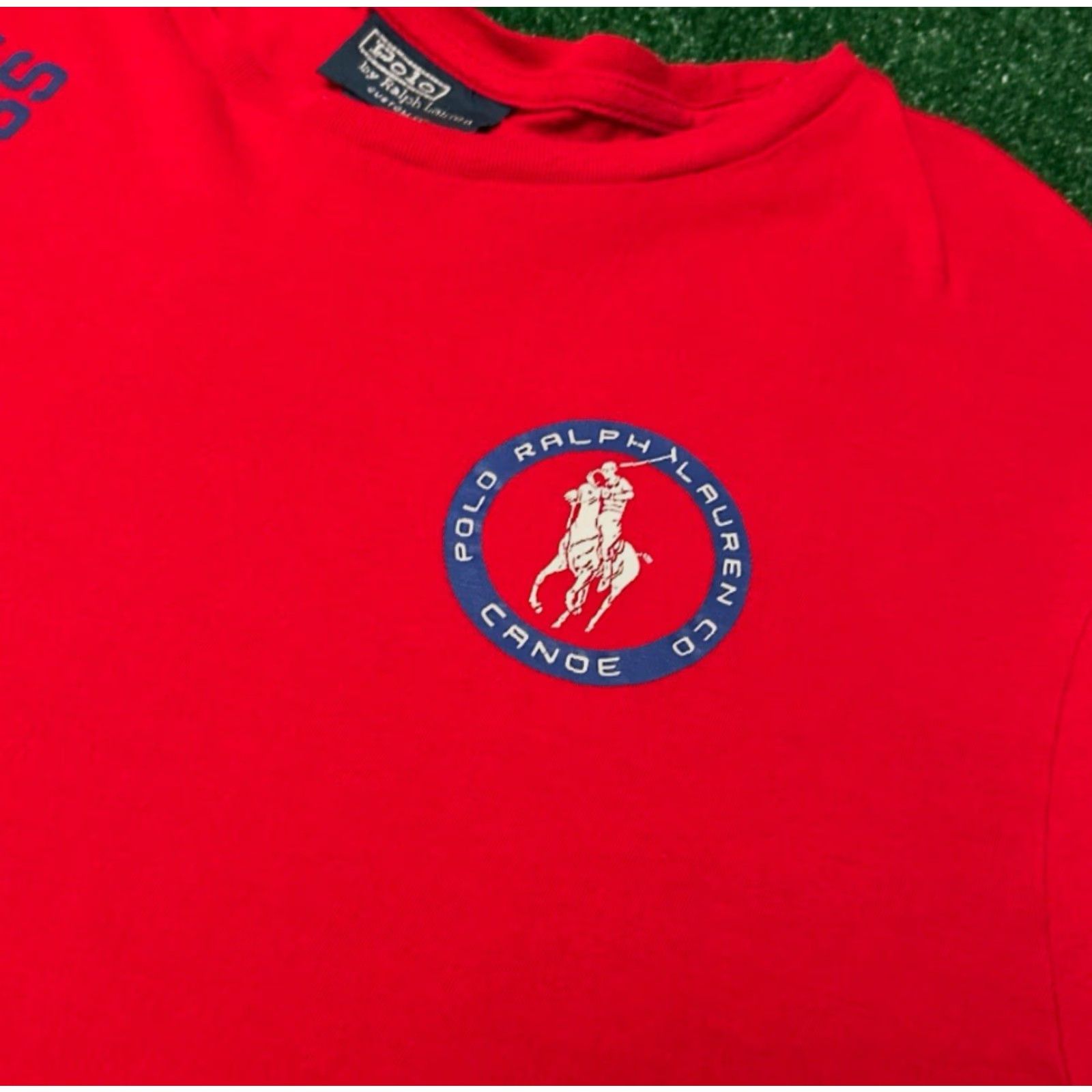 Polo Ralph Lauren VINTAGE Polo Ralph Lauren Canoe C1 Class Stadium VTG Shirt Mens XXL Red 90s Retro Hip Hop Sports Outdoor Vintage Shirts Mens Size US XXL / EU 58 / 5 - 2 Thumbnail